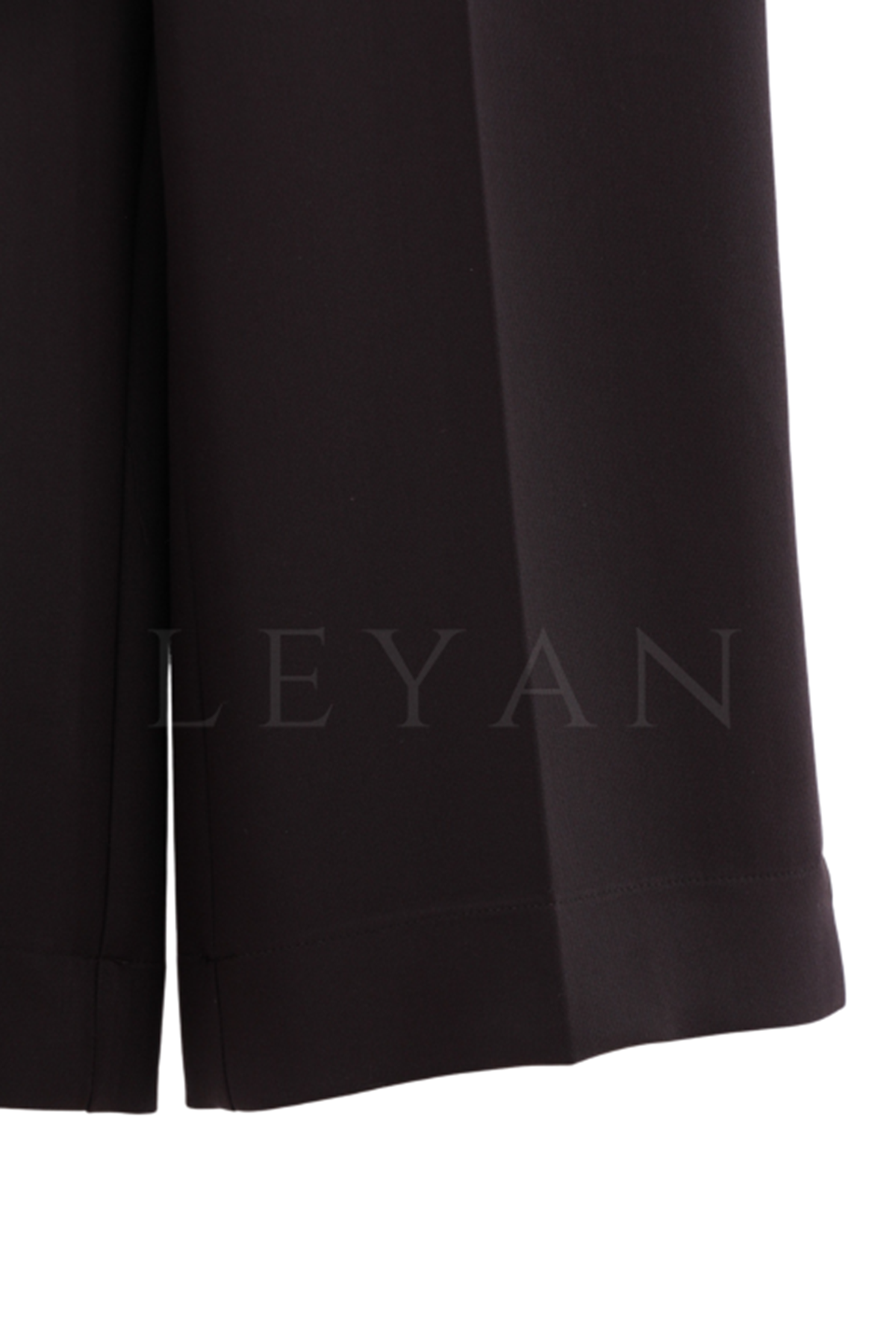 Sentez Queen Kısa Geniş Paça Pantolon- LYN03214 Kahve