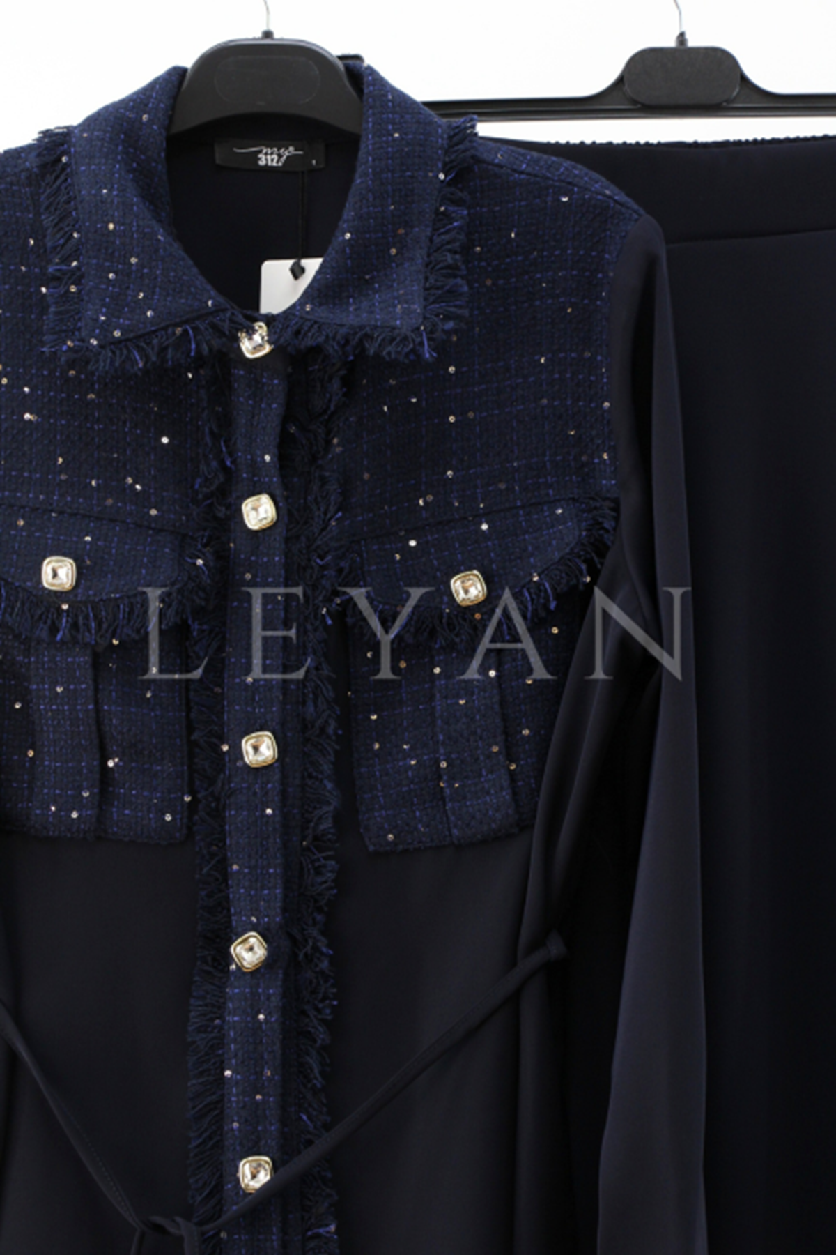 My312 Şanel Kombinli Takım- LYN04229 Lacivert