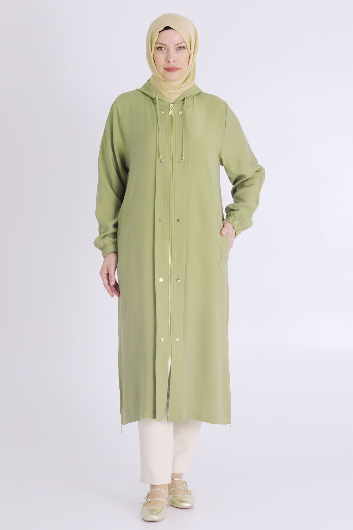 Behrem Tensel Aerobin Kap- LYN03358 Olive