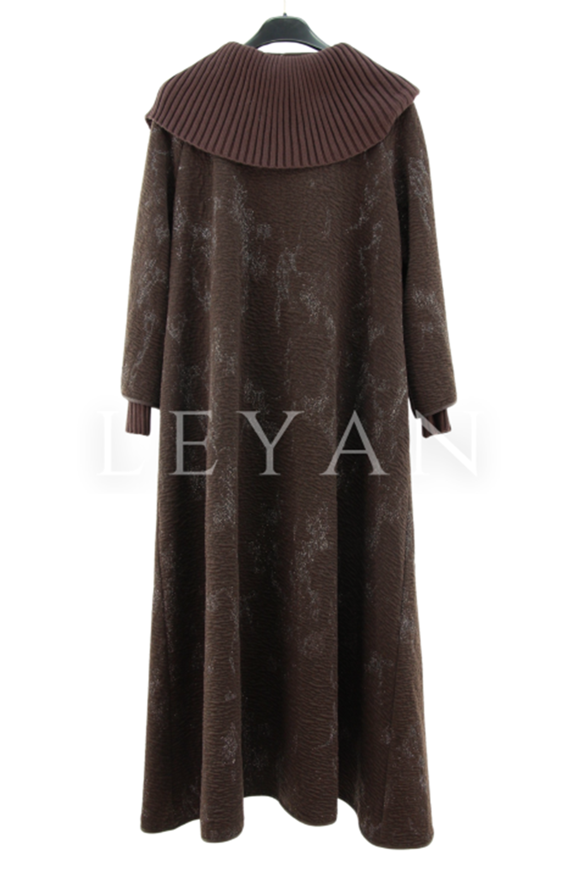 Orhan Store Yakası Triko Kap- LYN04291 Kahve