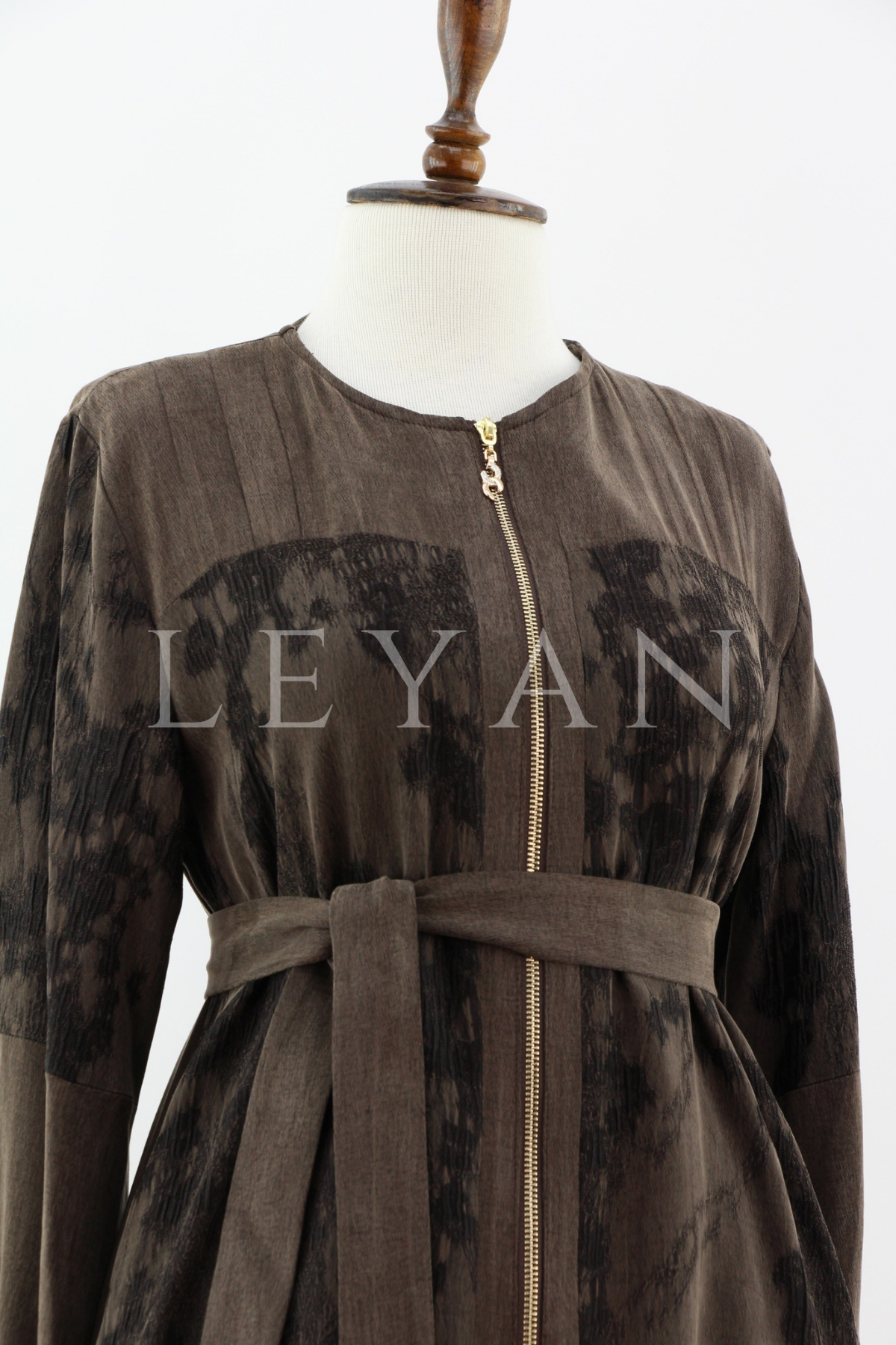 Orhan Store Astarlı Qupra Ferace- LYN04346 Kahve