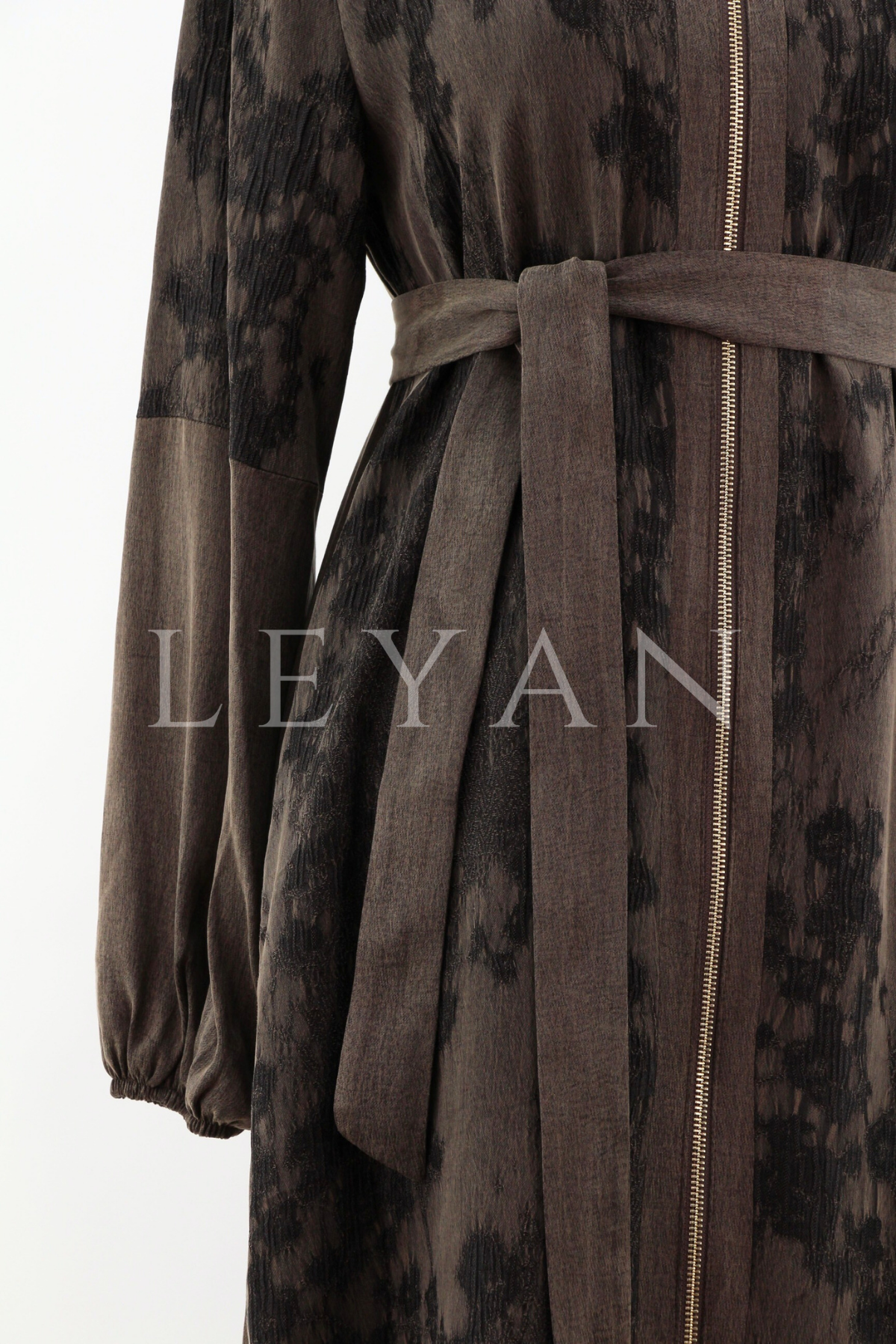 Orhan Store Astarlı Qupra Ferace- LYN04346 Kahve