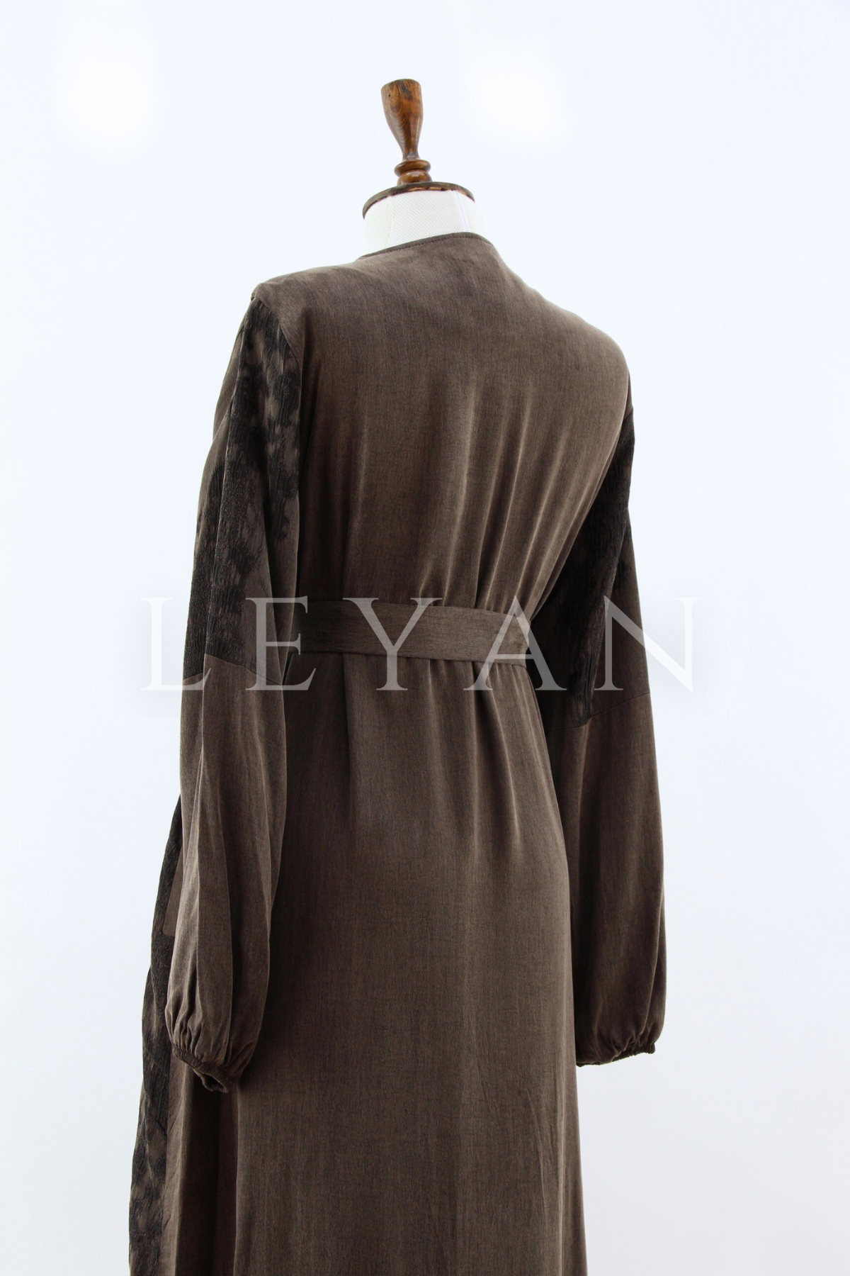 Orhan Store Astarlı Qupra Ferace- LYN04346 Kahve