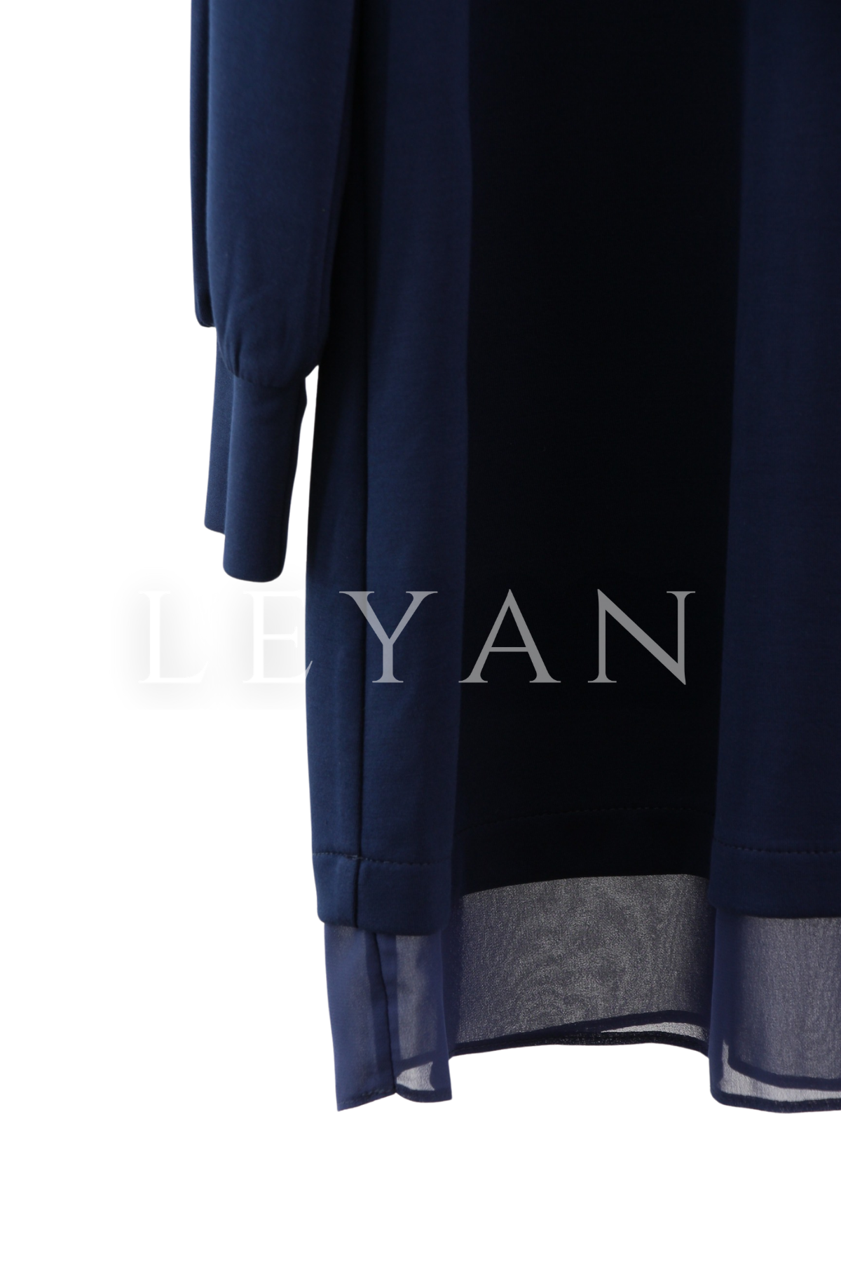 Orhan Store Şifonlu Pantolonlu Takım- LYN03373 İndigo