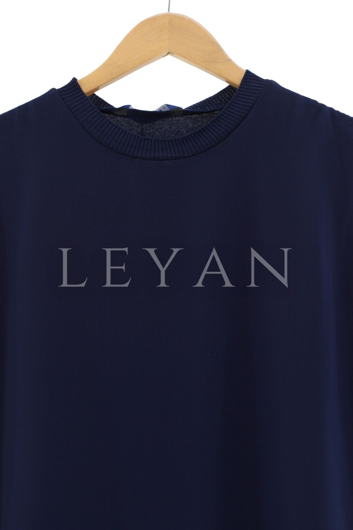 Rayon Detaylı Kolsuz Şifon İçlik- LYN01399  Lacivert