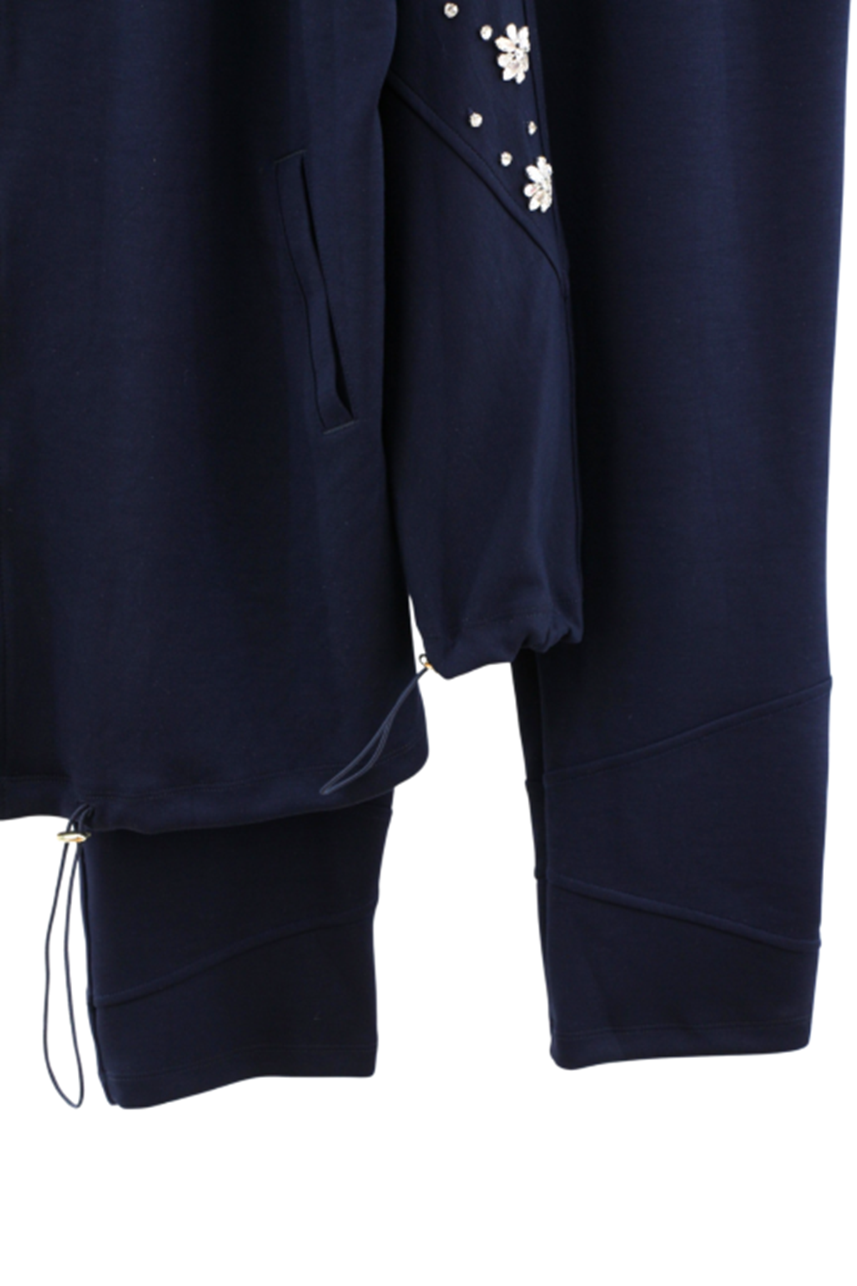 Missemramiss İşlemeli Modal Takım- LYN04349 Lacivert