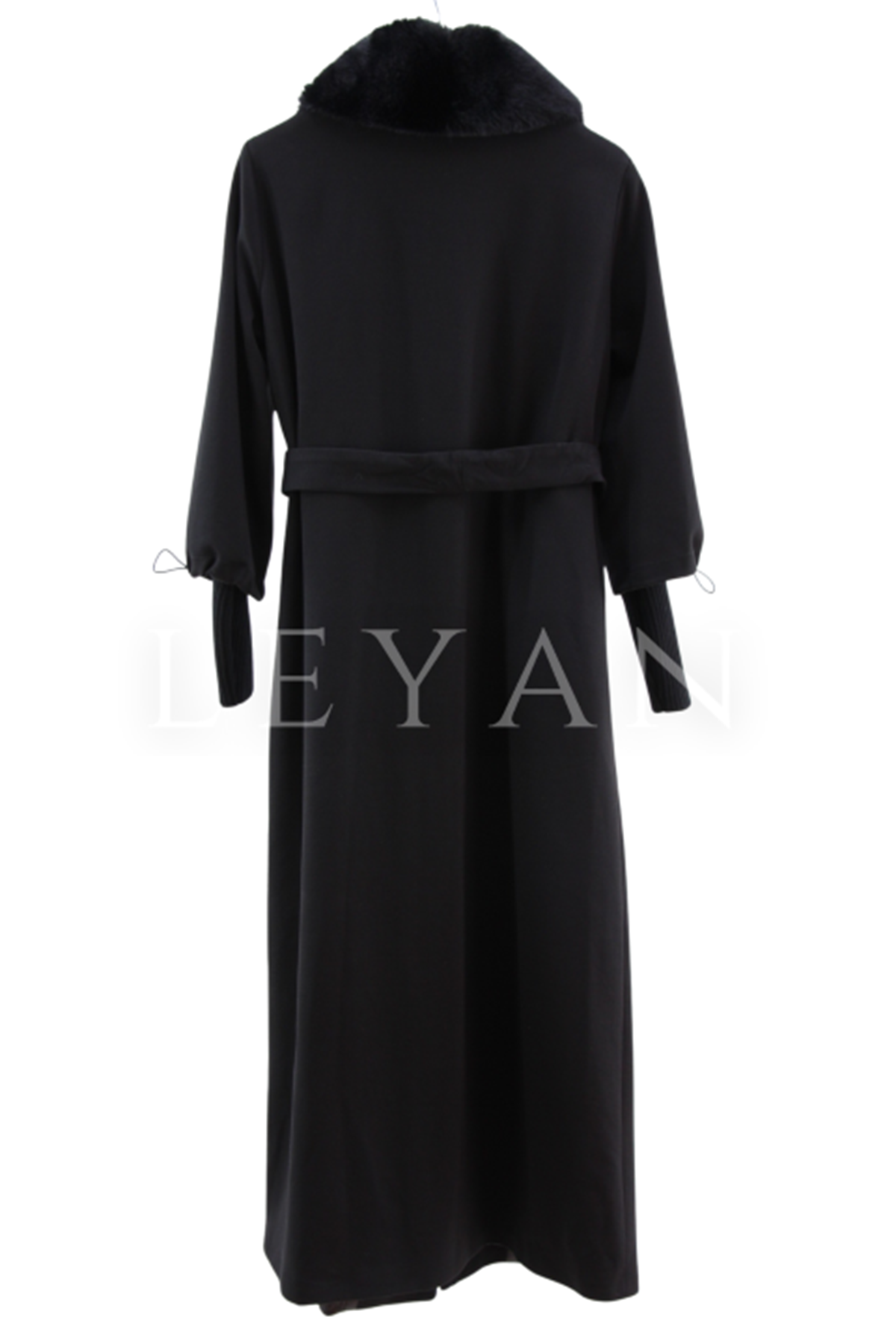 Orhan Store Deri Detaylı Kap- LYN04367 Siyah