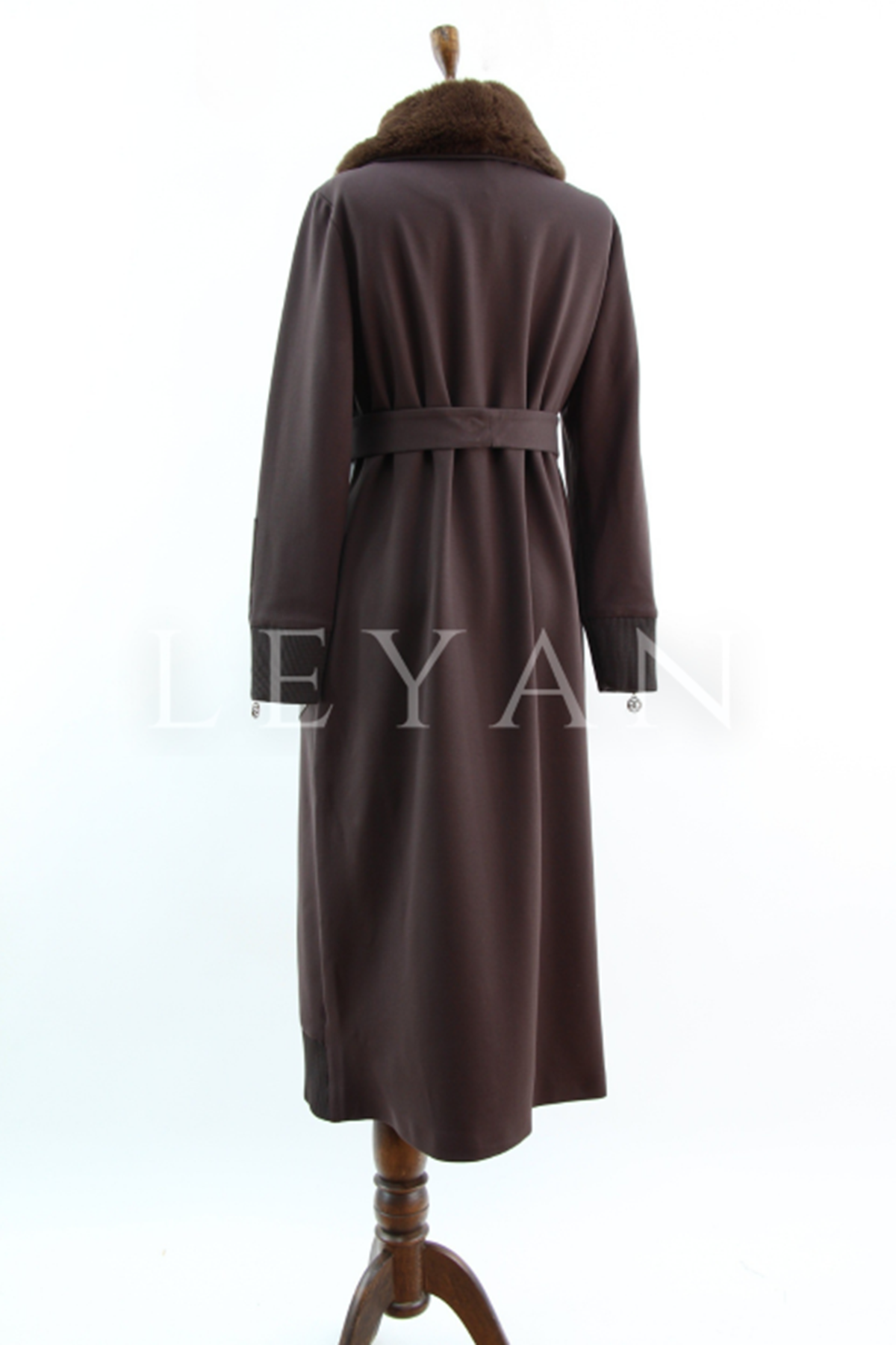 Orhan Store Deri Detaylı Fermuarlı Kap- LYN04365 Kahve