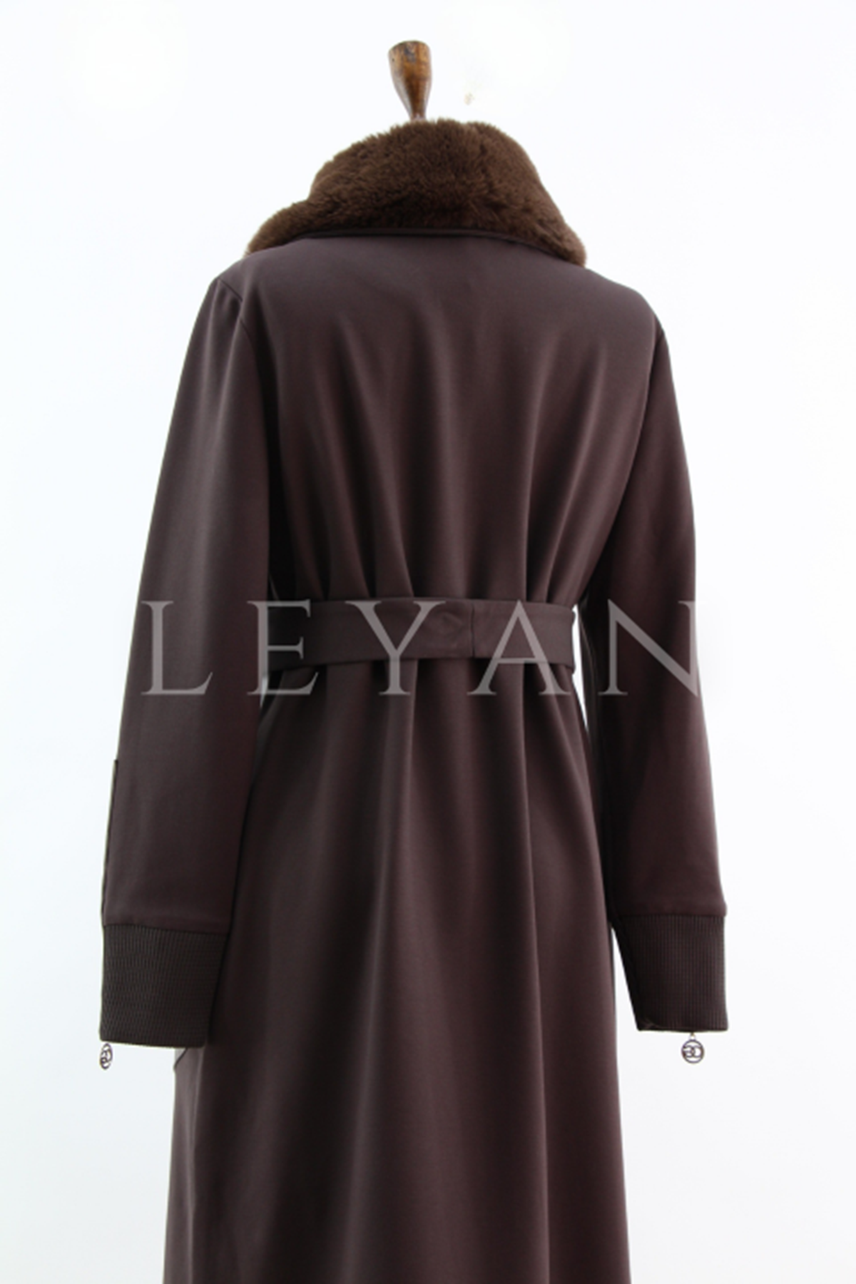 Orhan Store Deri Detaylı Fermuarlı Kap- LYN04365 Kahve