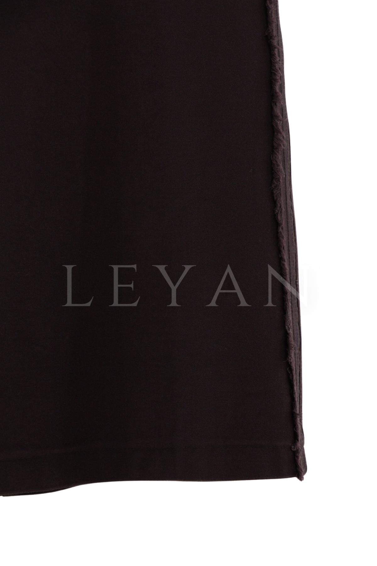 Sentez Yanları Püsküllü Kanvas Etek-LYN02439 Kahve