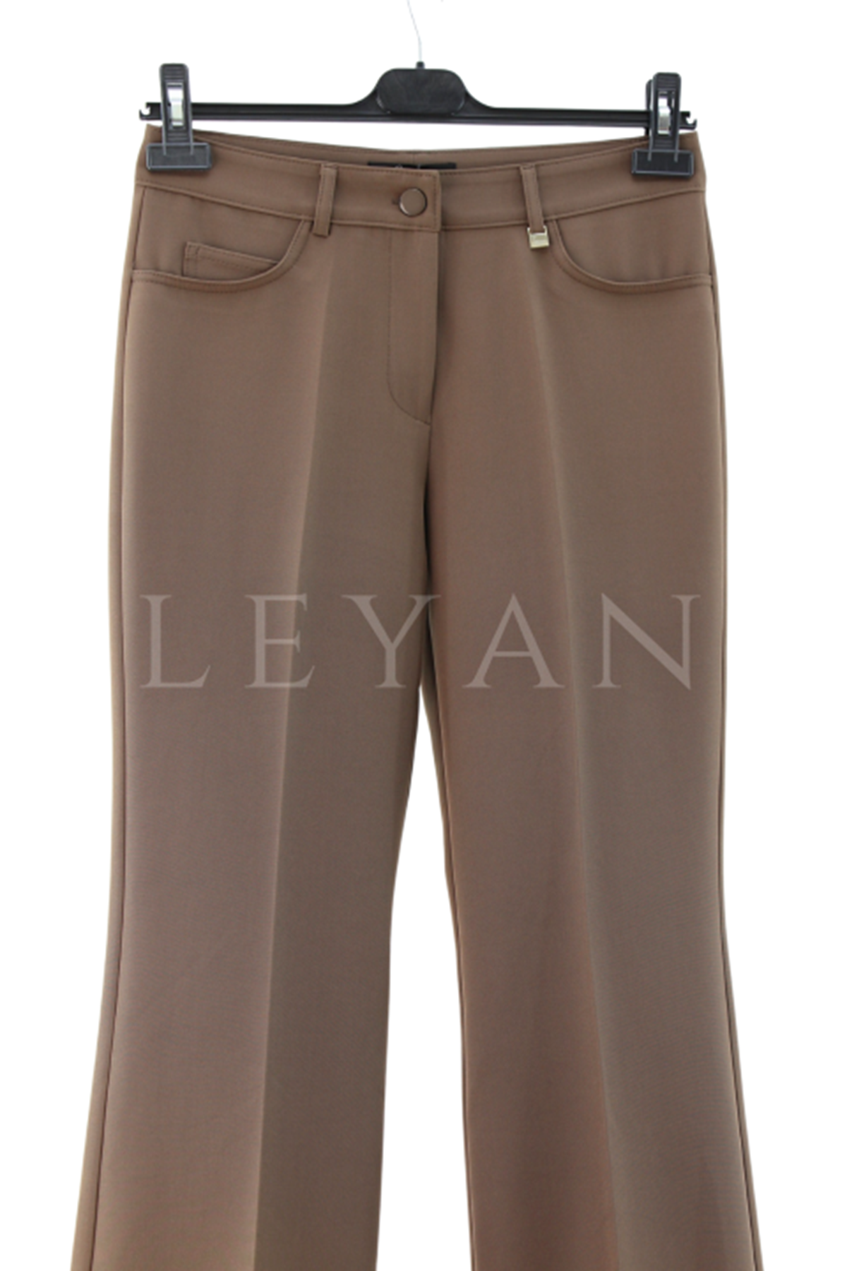 Sentez İspanyol Paça Pantolon- LYN01454 Vizon