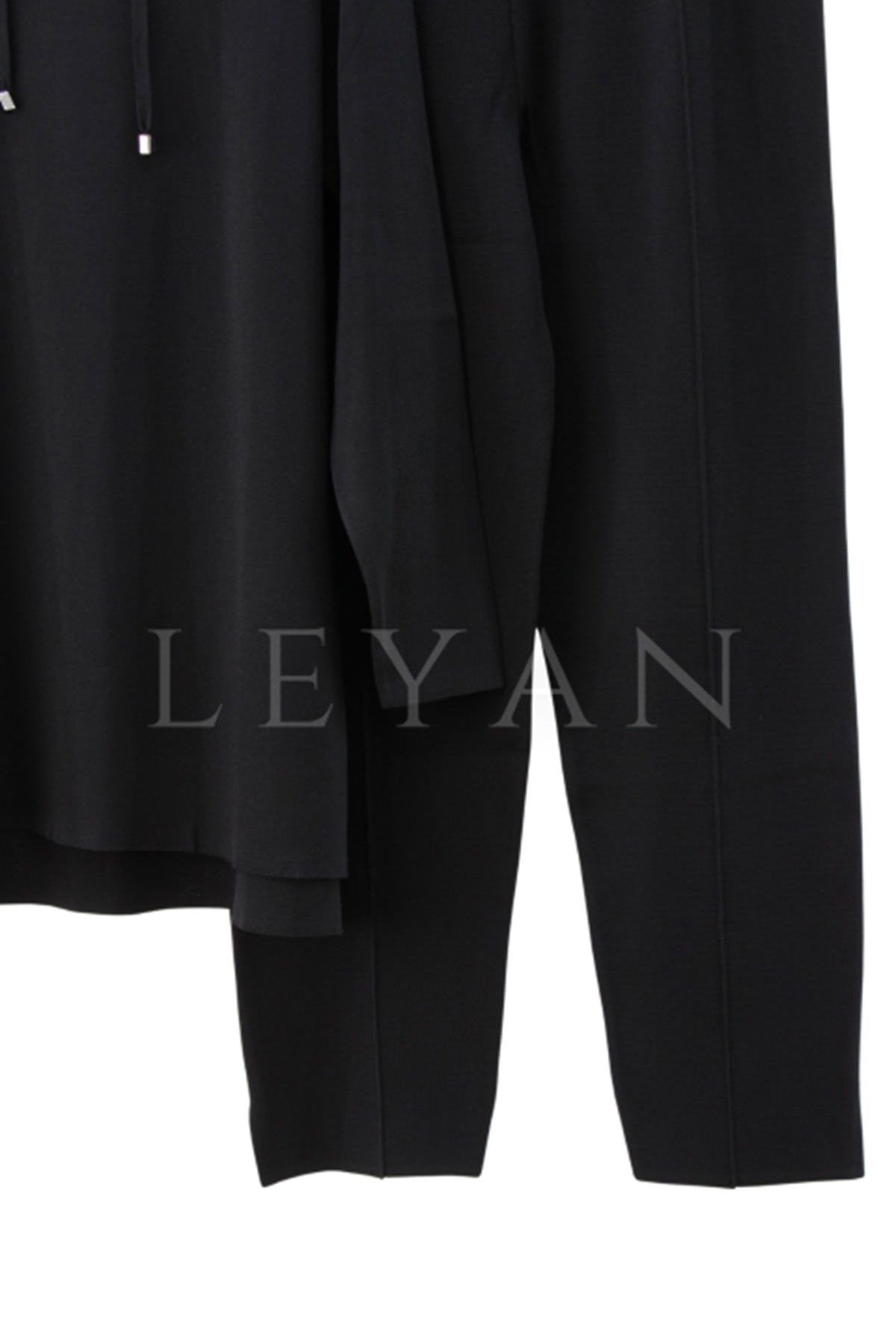 Nuss Balıkçı Yaka Takım- LYN04075 Siyah