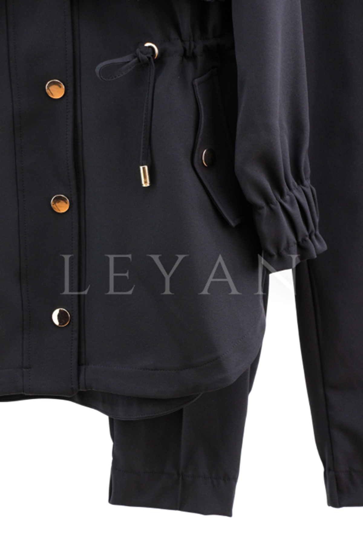 Missemramiss Brielle Dantel Garni Takım- LYN04348 Siyah