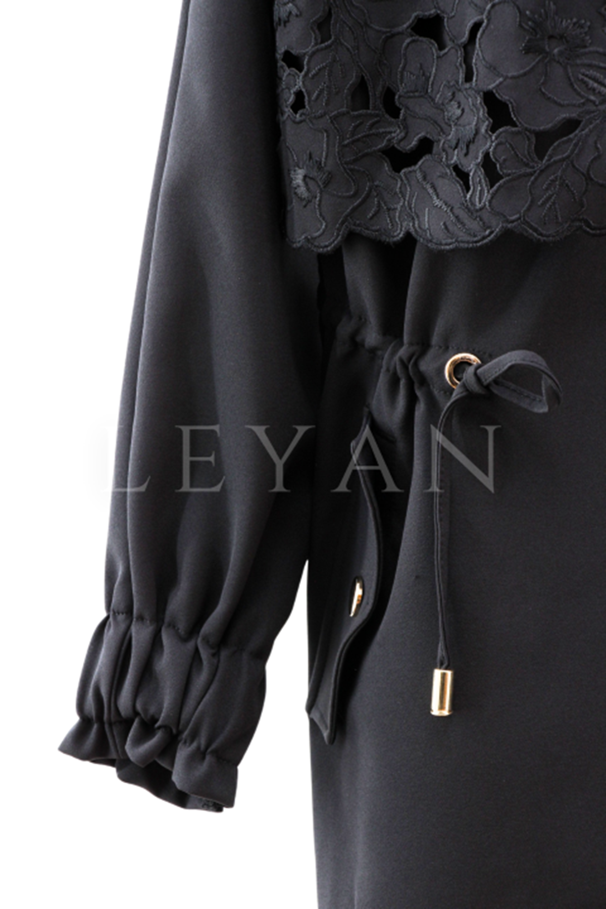 Missemramiss Brielle Dantel Garni Takım- LYN04348 Siyah