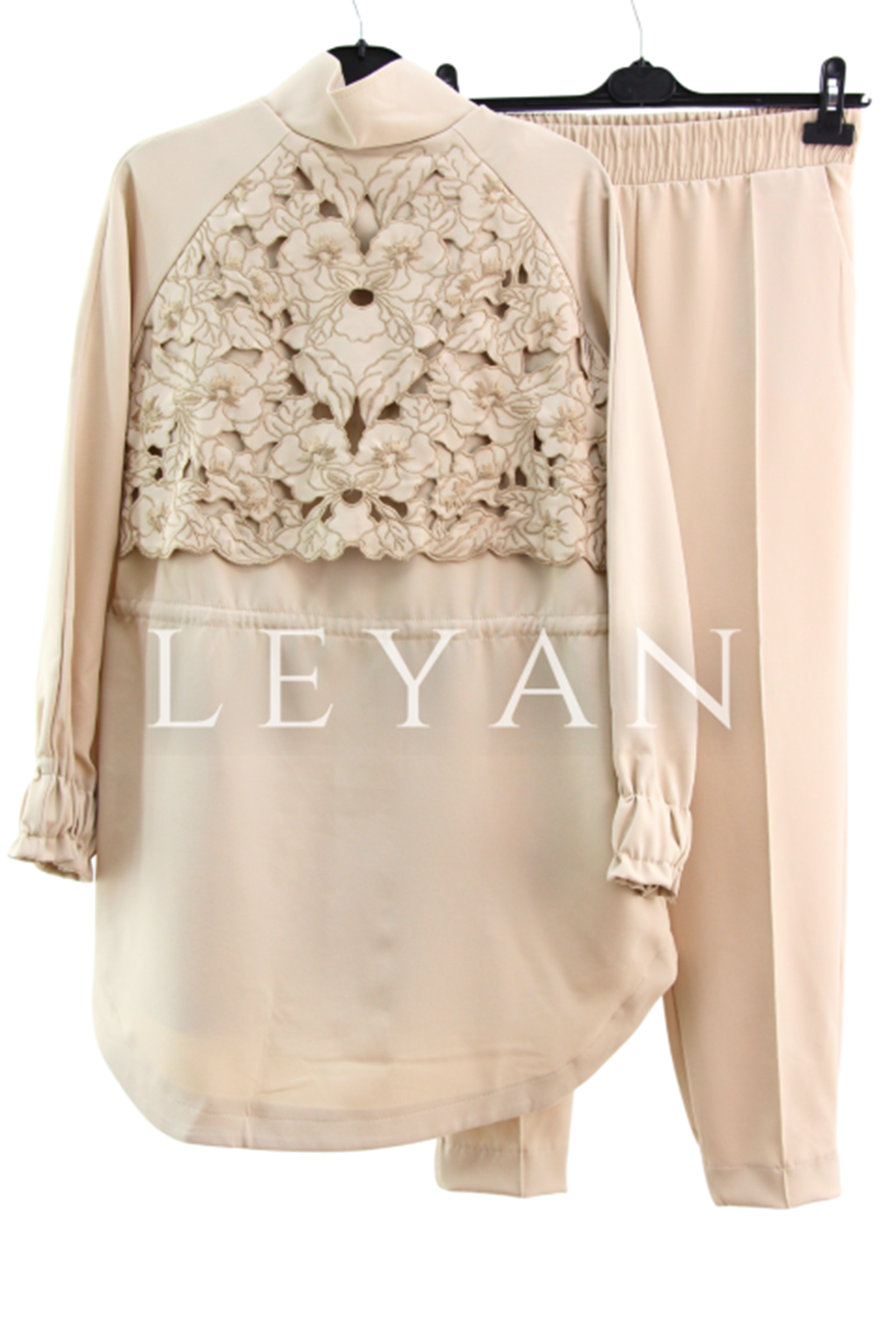 Missemramiss Brielle Dantel Garni Takım- LYN04348 Bej