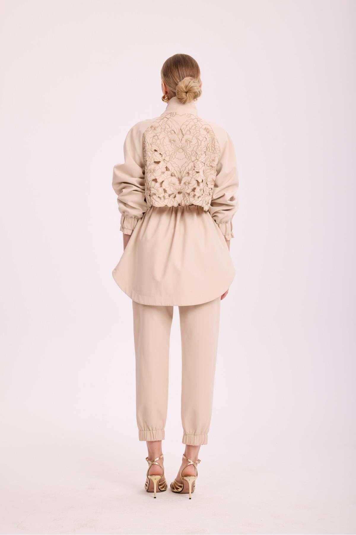 Missemramiss Brielle Dantel Garni Takım- LYN04348 Bej