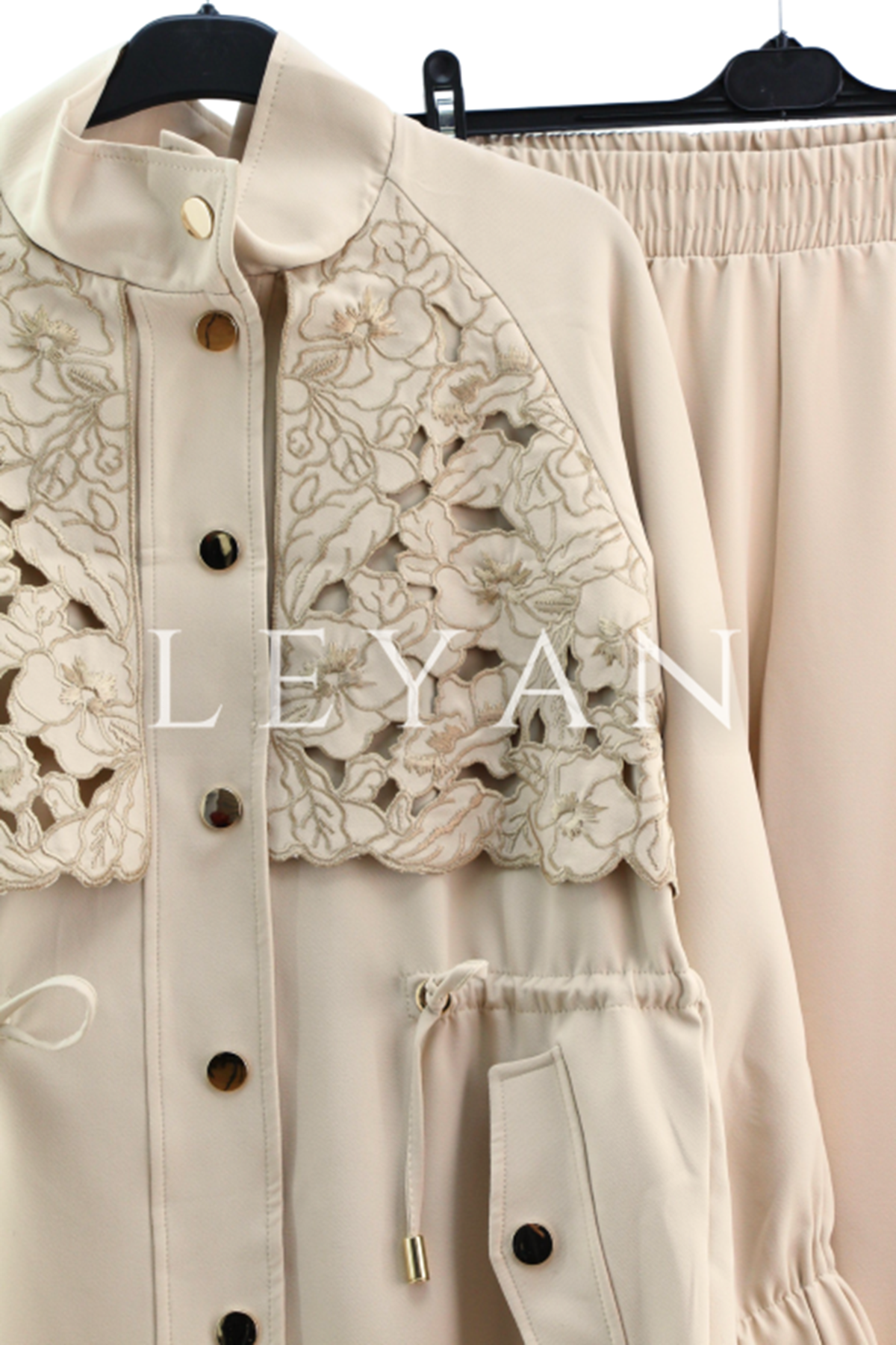 Missemramiss Brielle Dantel Garni Takım- LYN04348 Bej