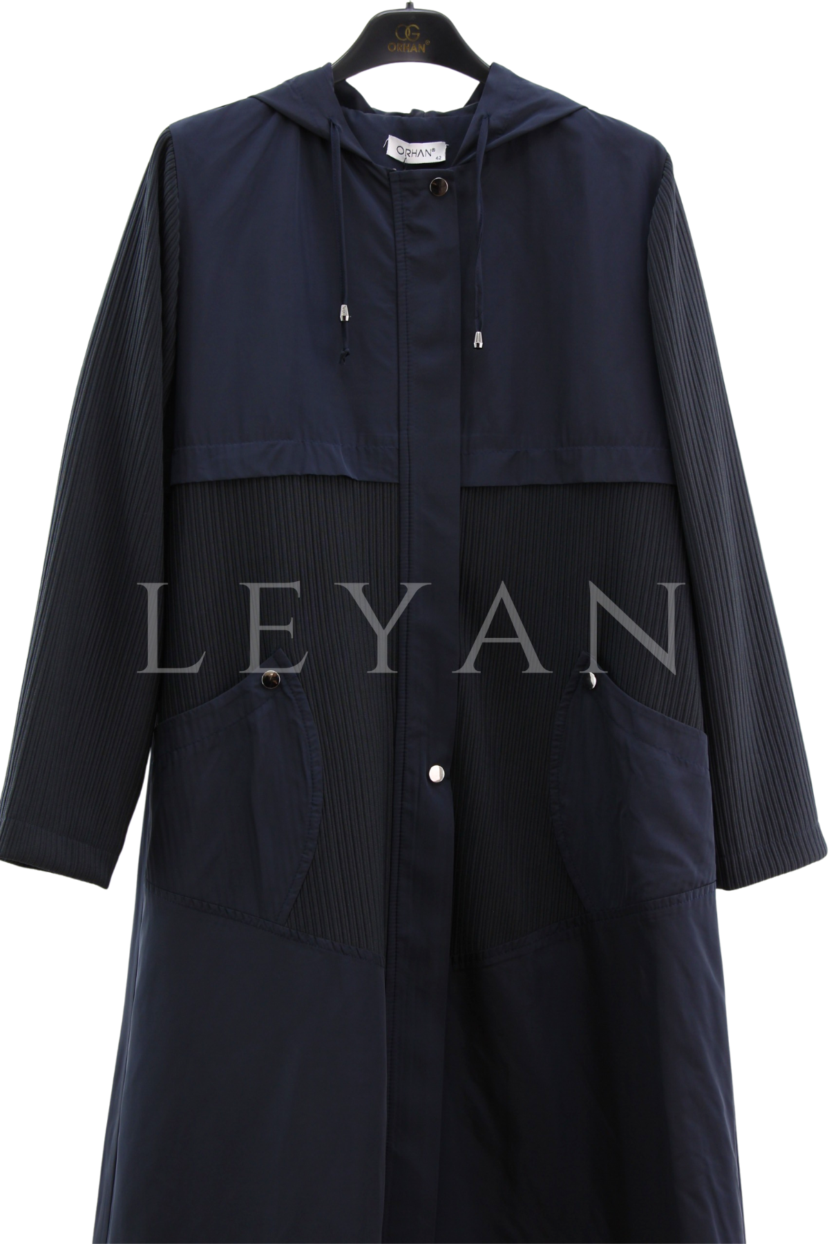 Orhan Store Paraşüt Detaylı Kap- LYN02799 Lacivert