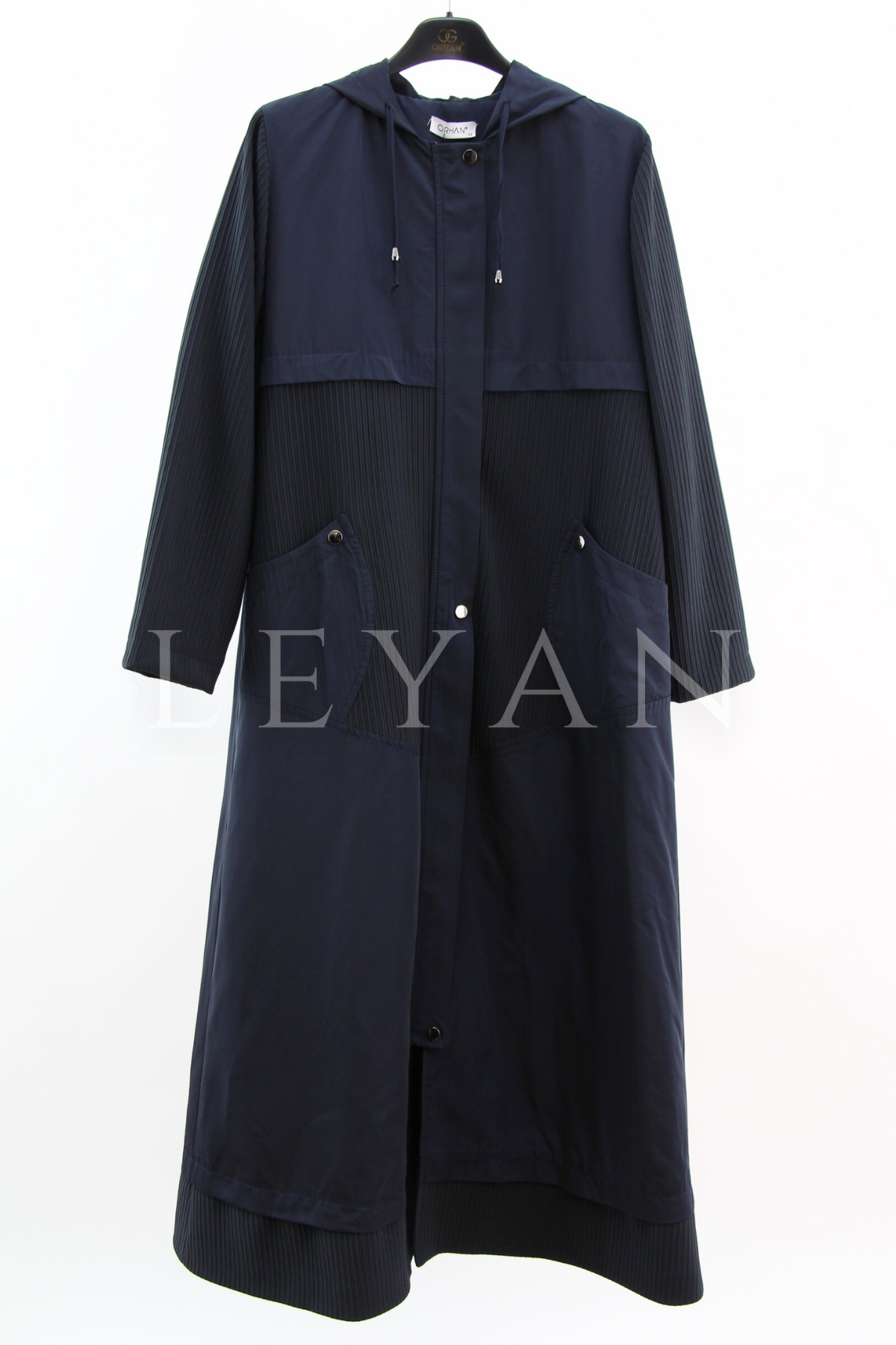 Orhan Store Paraşüt Detaylı Kap- LYN02799 Lacivert