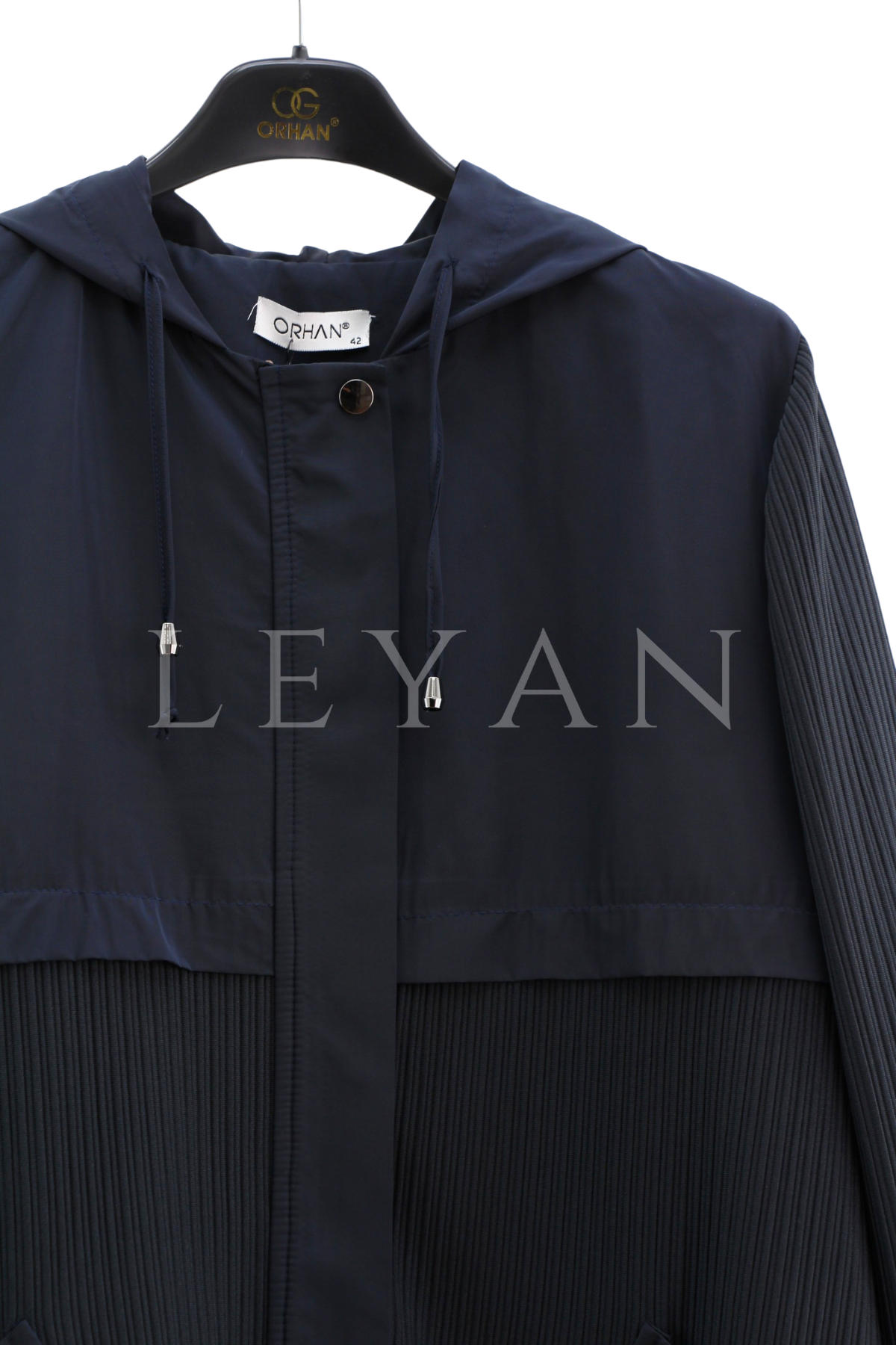 Orhan Store Paraşüt Detaylı Kap- LYN02799 Lacivert