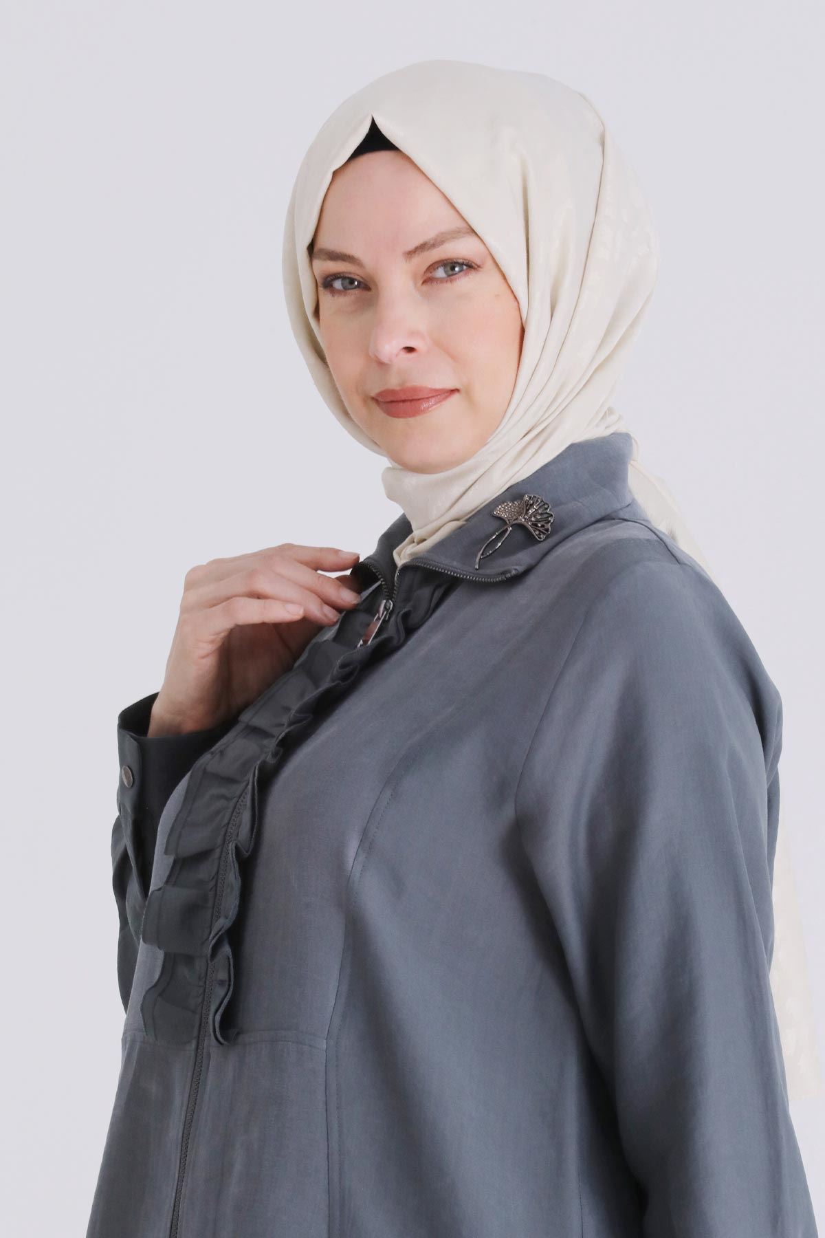 Behrem Fırfır Detaylı Takım- LYN04383 Nefti