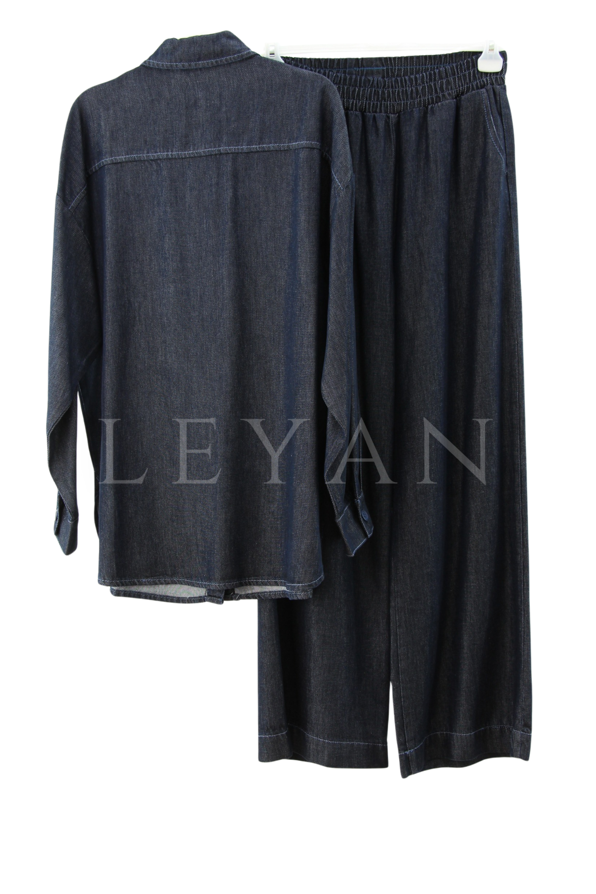 Denim Tensel Takım- LYN04397 Koyu Mavi