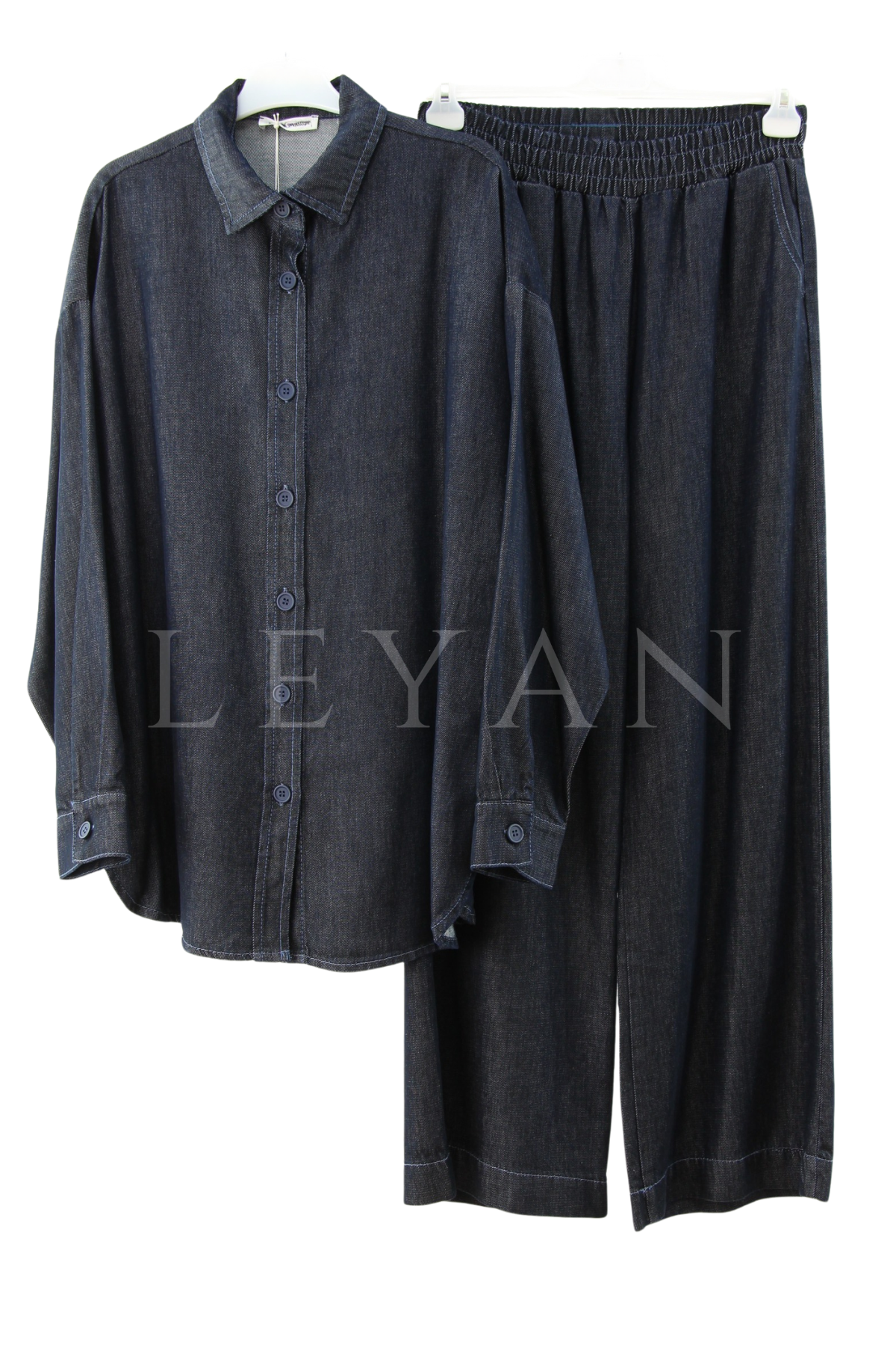 Denim Tensel Takım- LYN04397 Koyu Mavi