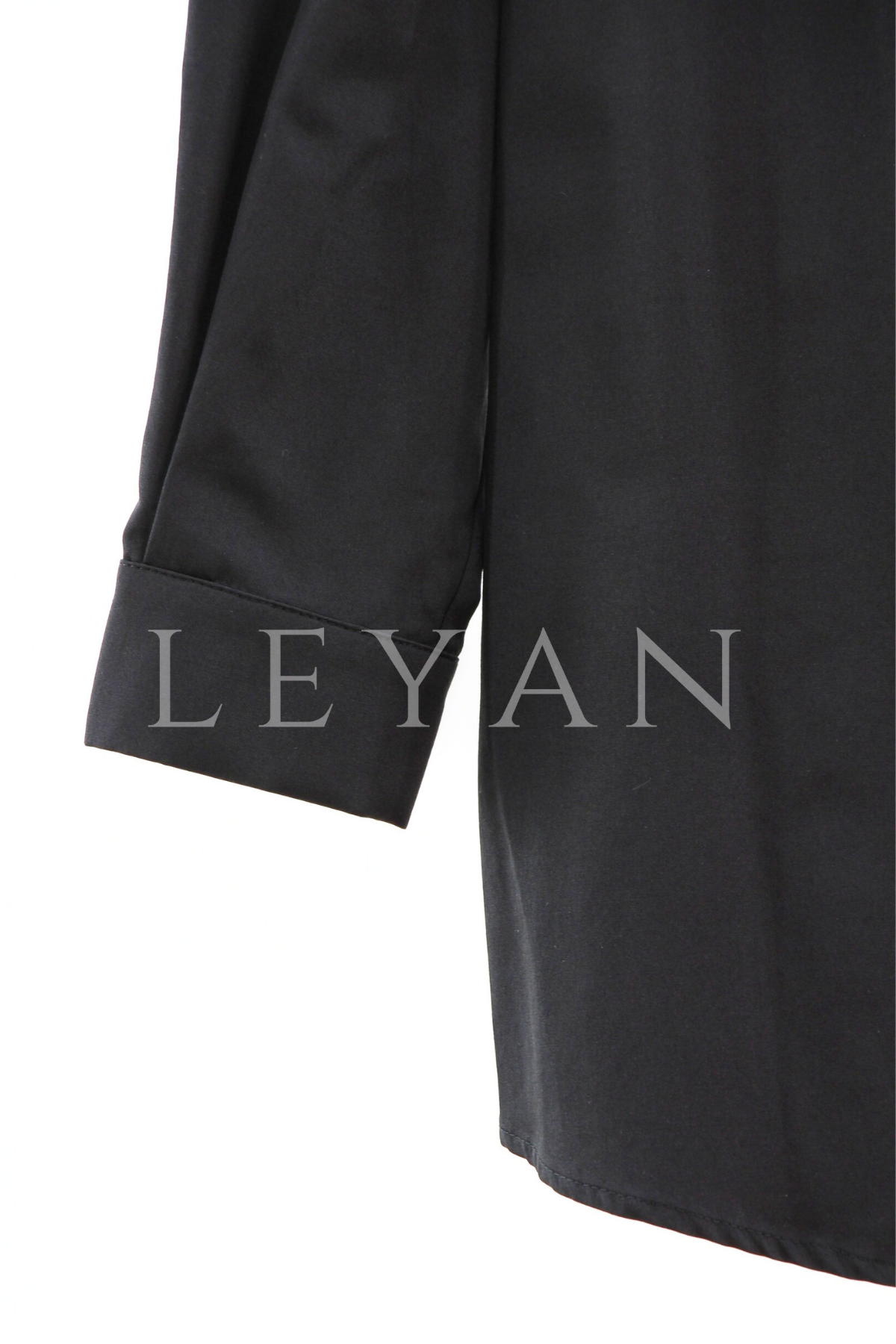 Orhan Store Taş İşlemeli Gömlek- LYN04401 Siyah