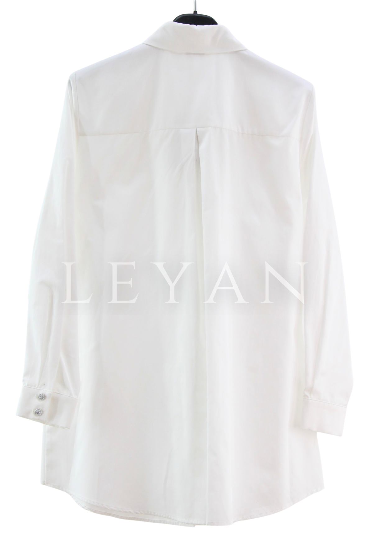 Orhan Store Taş İşlemeli Gömlek- LYN04401 Ekru