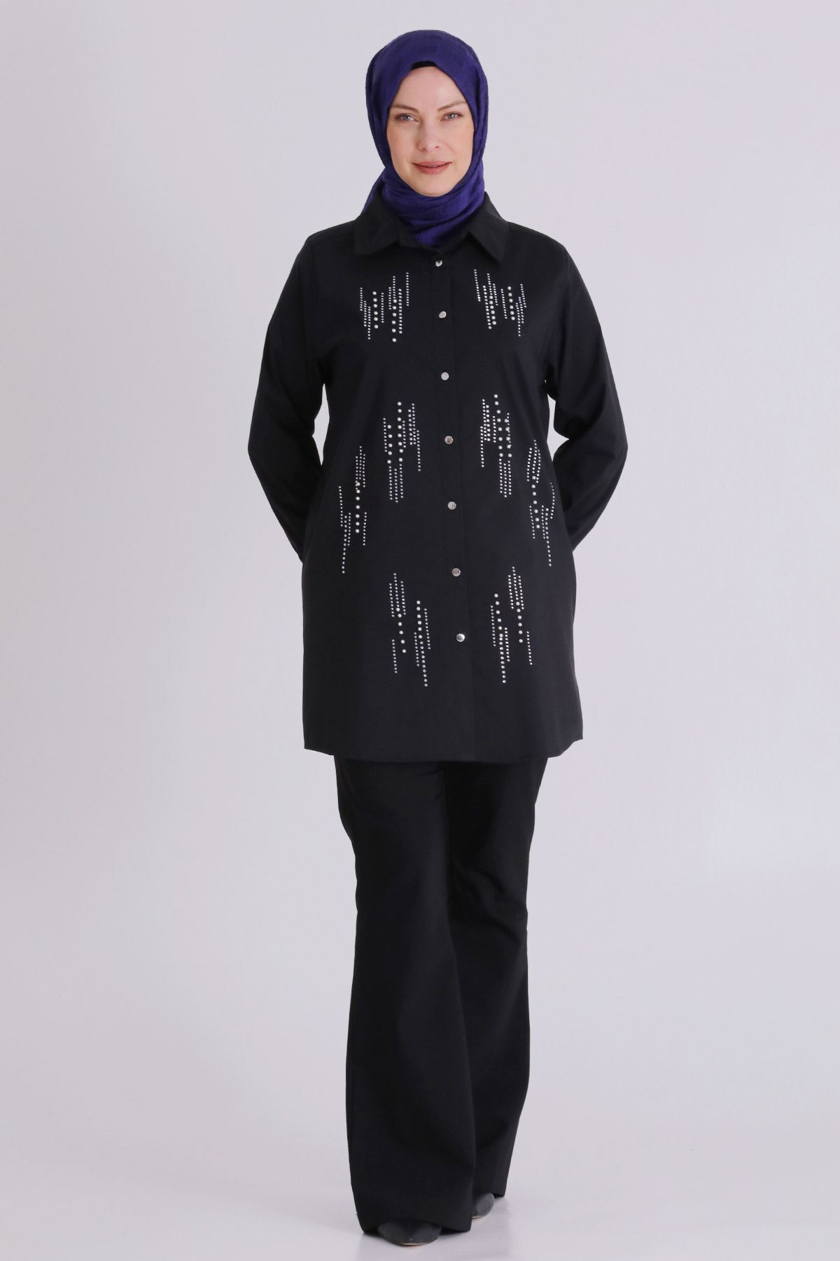 Behrem Tunik- LYN04373 Siyah