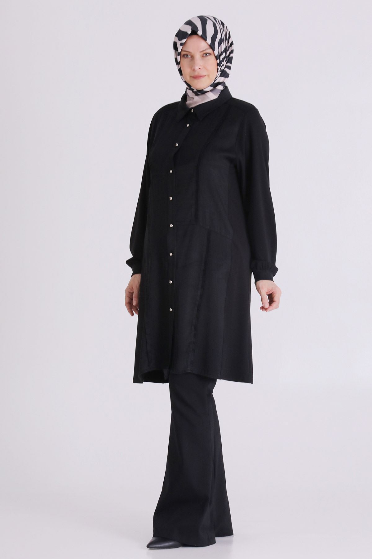 Behrem Tunik- LYN04368 Siyah