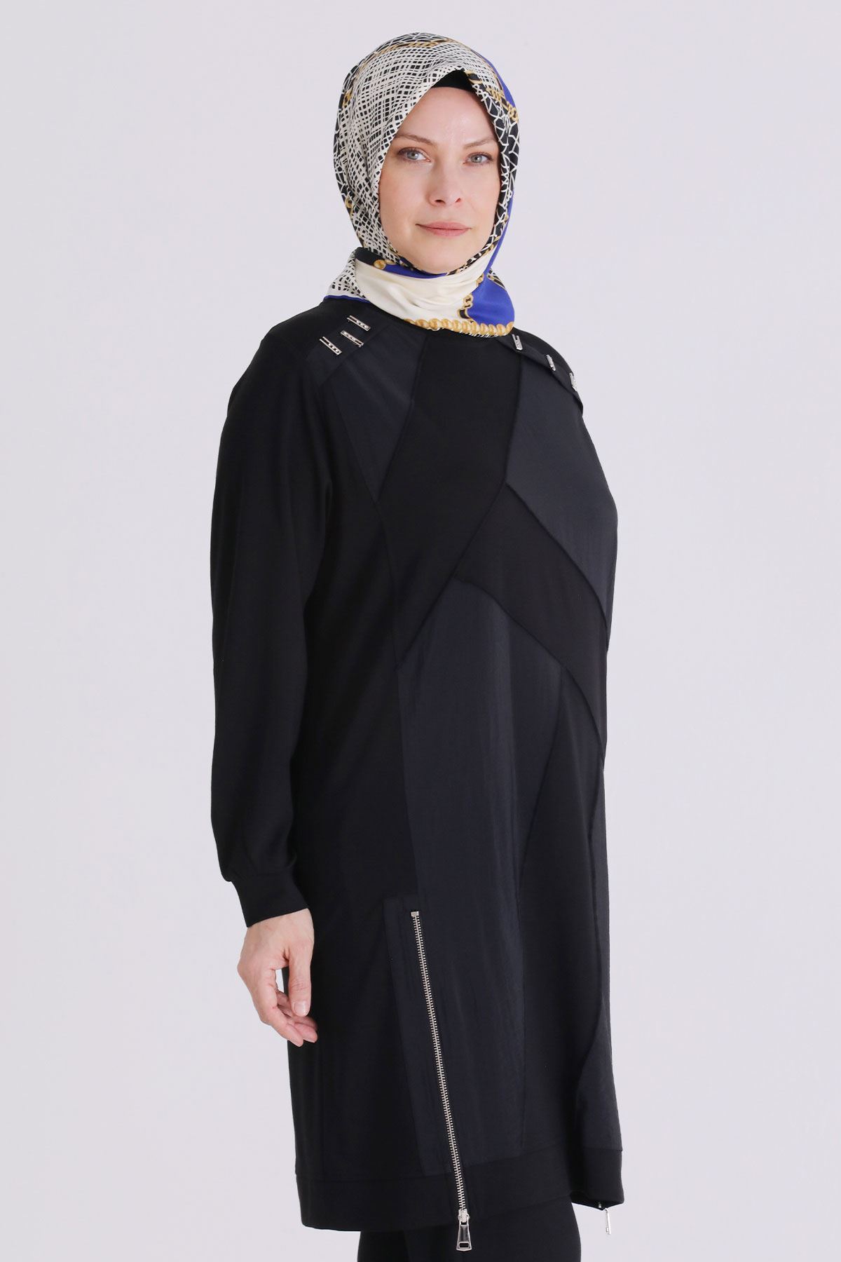 Behrem Tunik- LYN04376 Siyah
