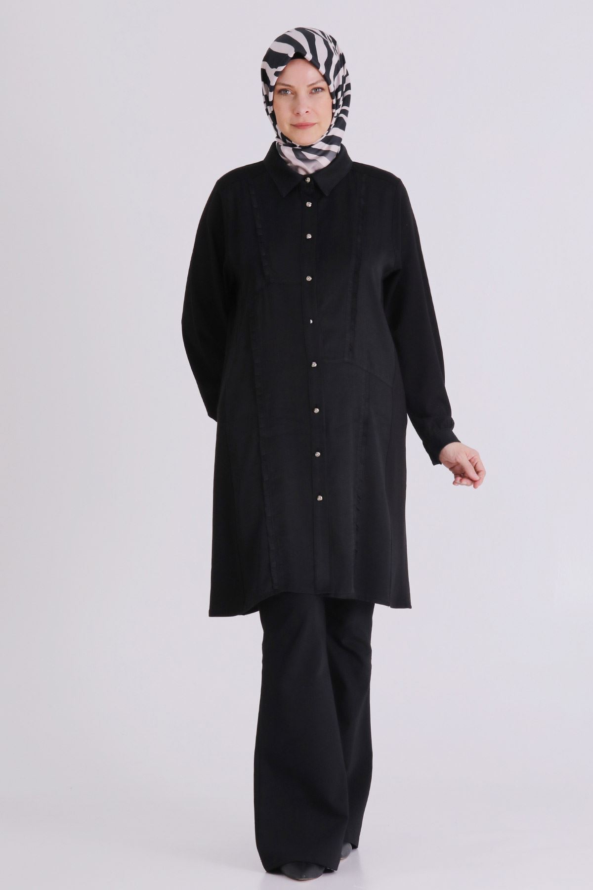 Behrem Tunik- LYN04368 Siyah