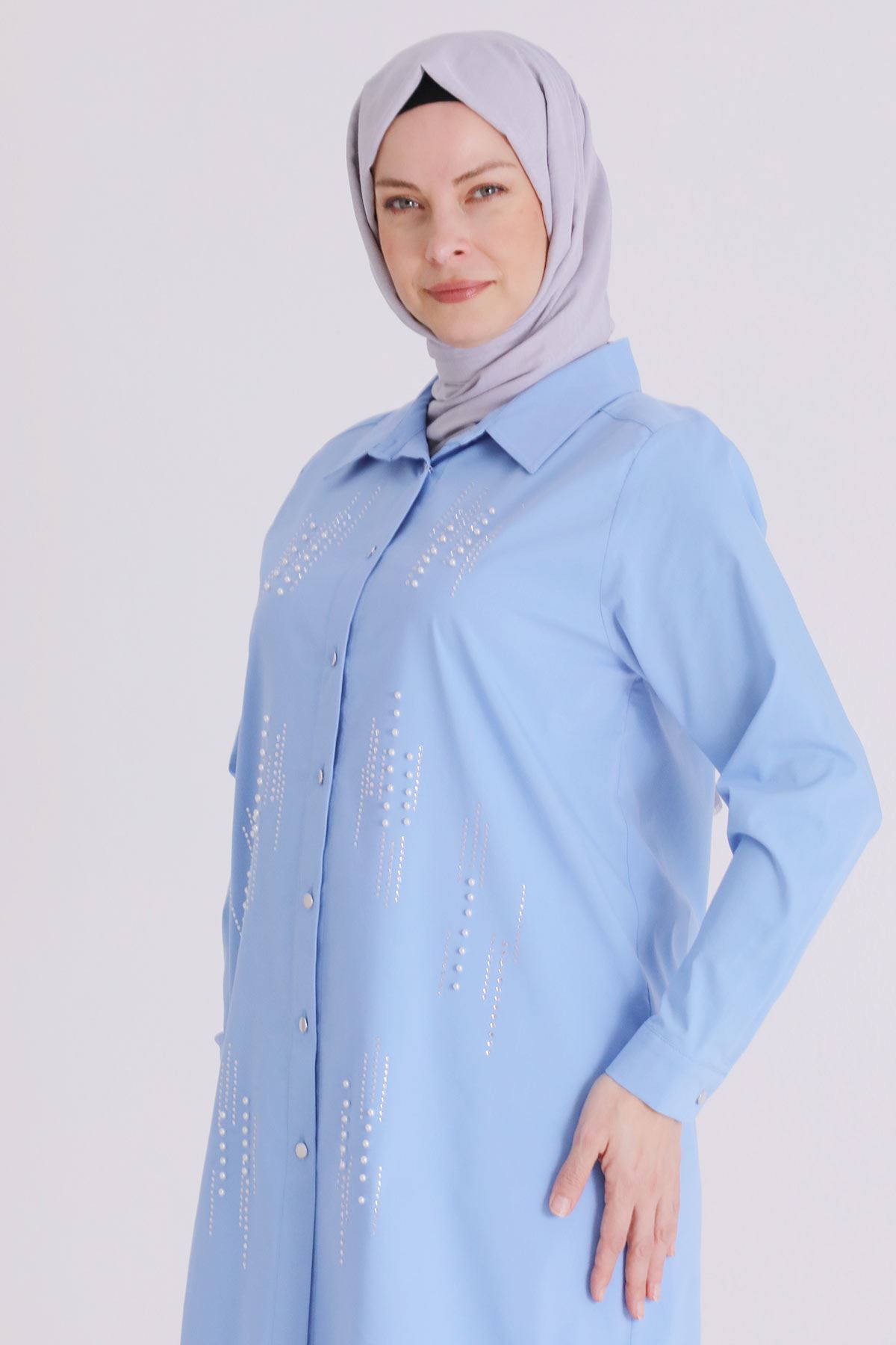 Behrem Tunik- LYN04373 Mavi