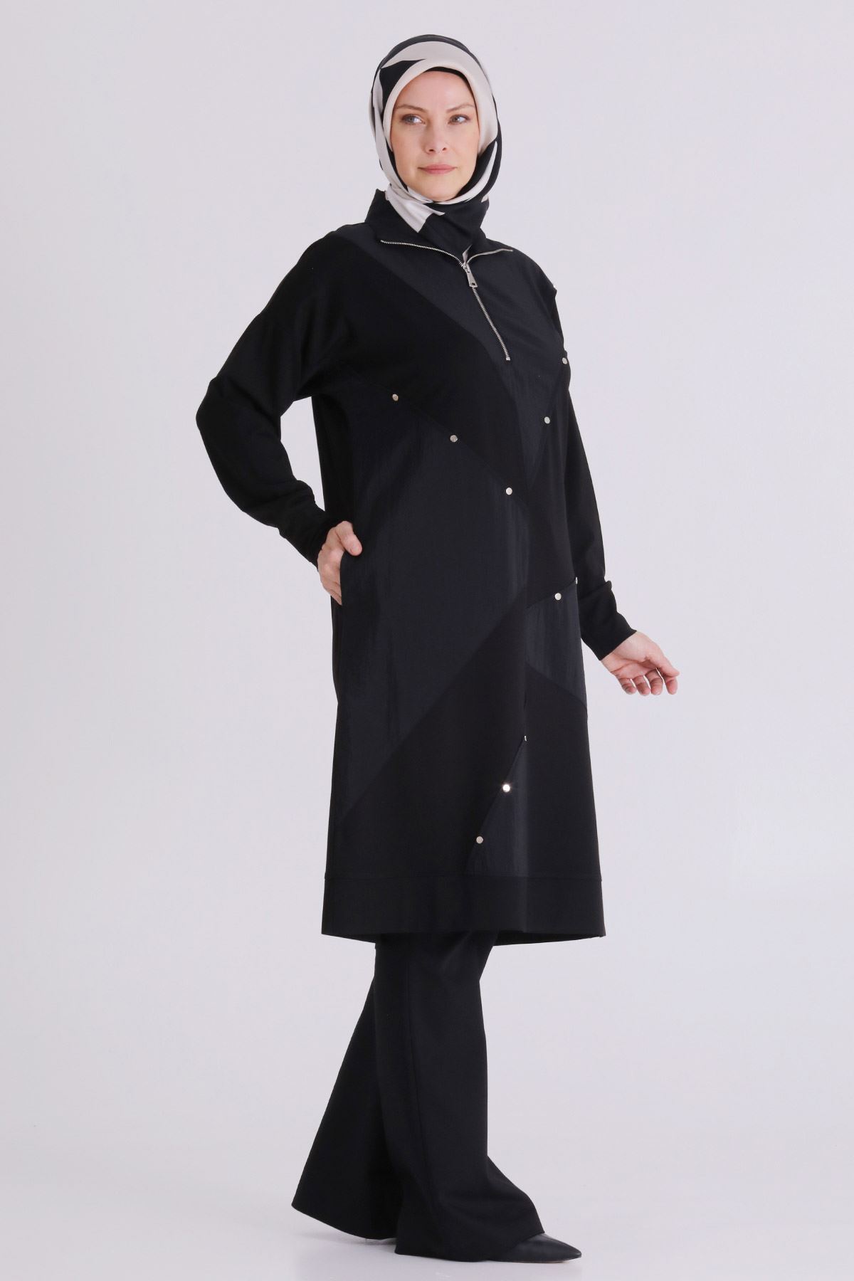 Behrem Tunik- LYN04378 Siyah