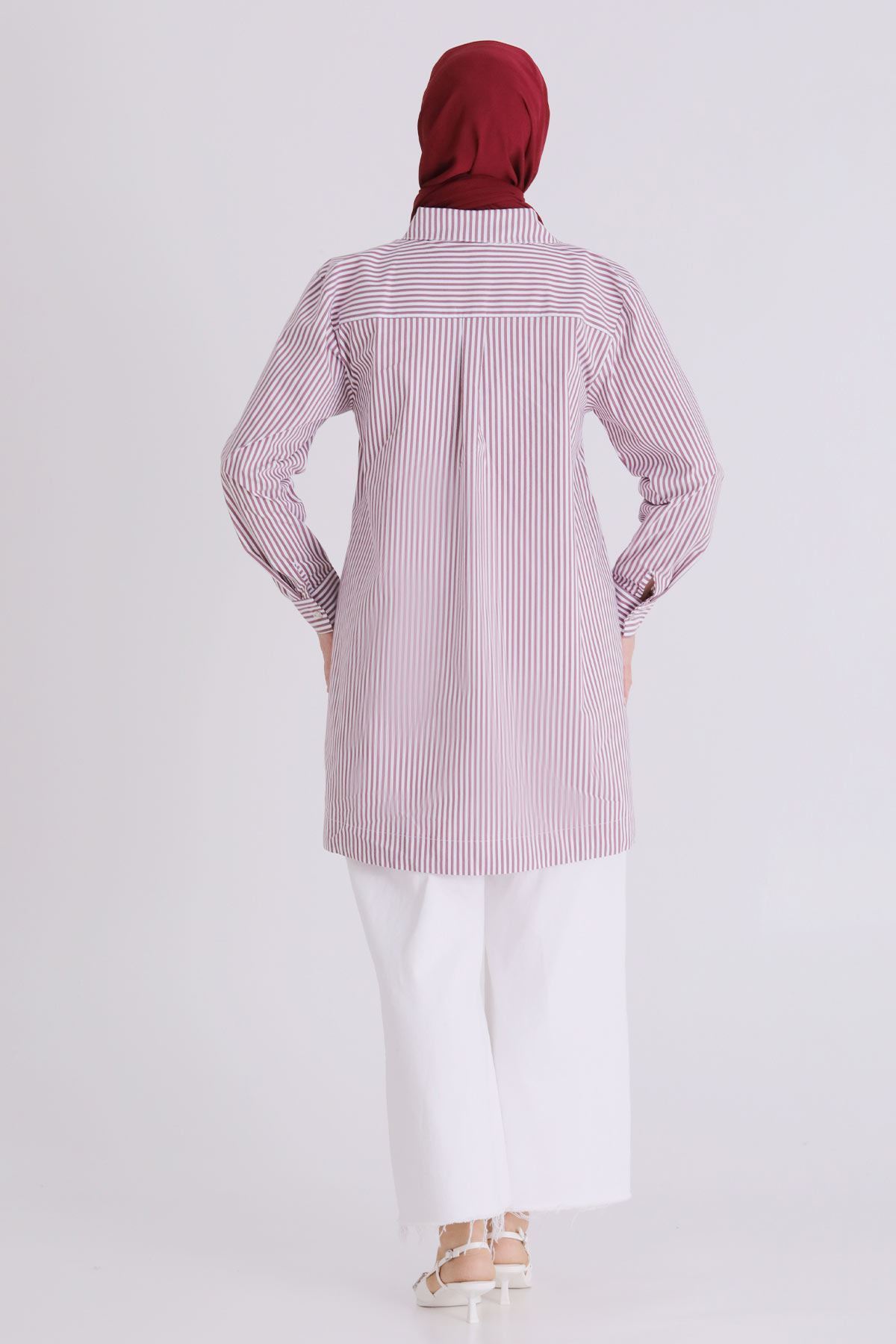 Behrem Tunik- LYN04374 Bordo