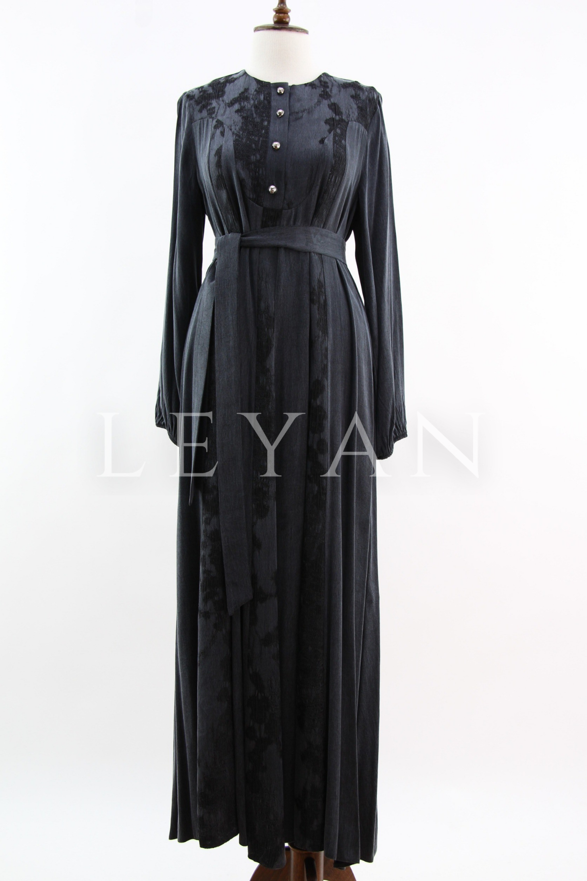 Orhan Store Elbise- LYN04404 Siyah