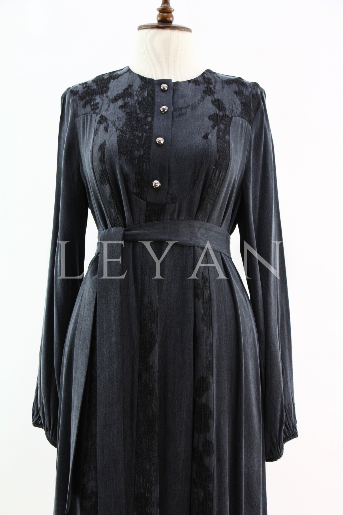 Orhan Store Elbise- LYN04404 Siyah
