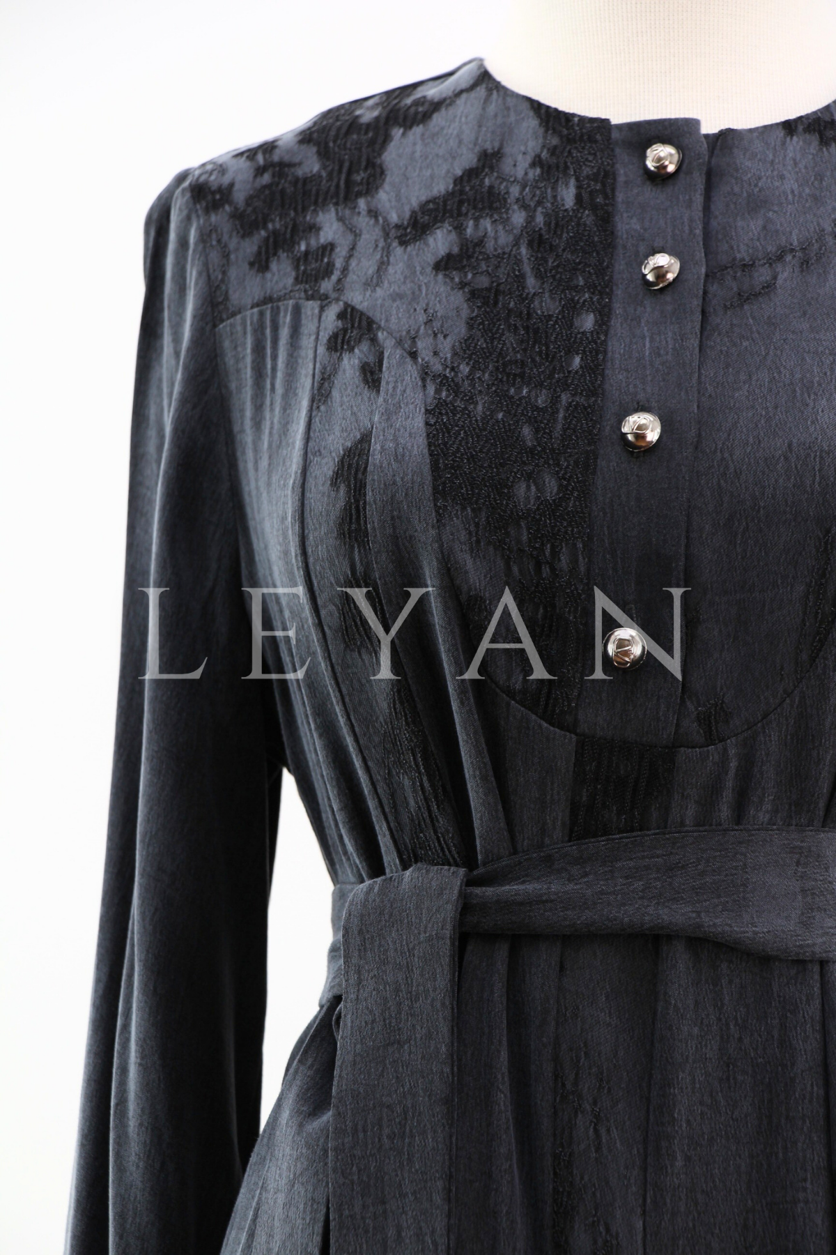 Orhan Store Elbise- LYN04404 Siyah