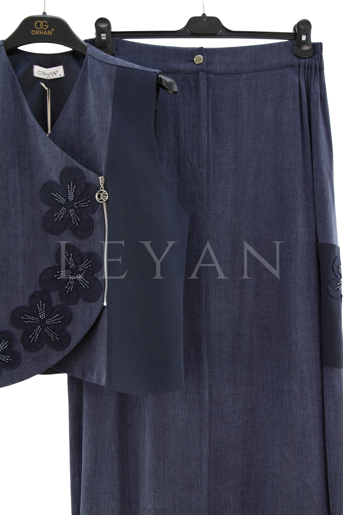 Orhan Store Yelekli Takım- LYN04398 Lacivert