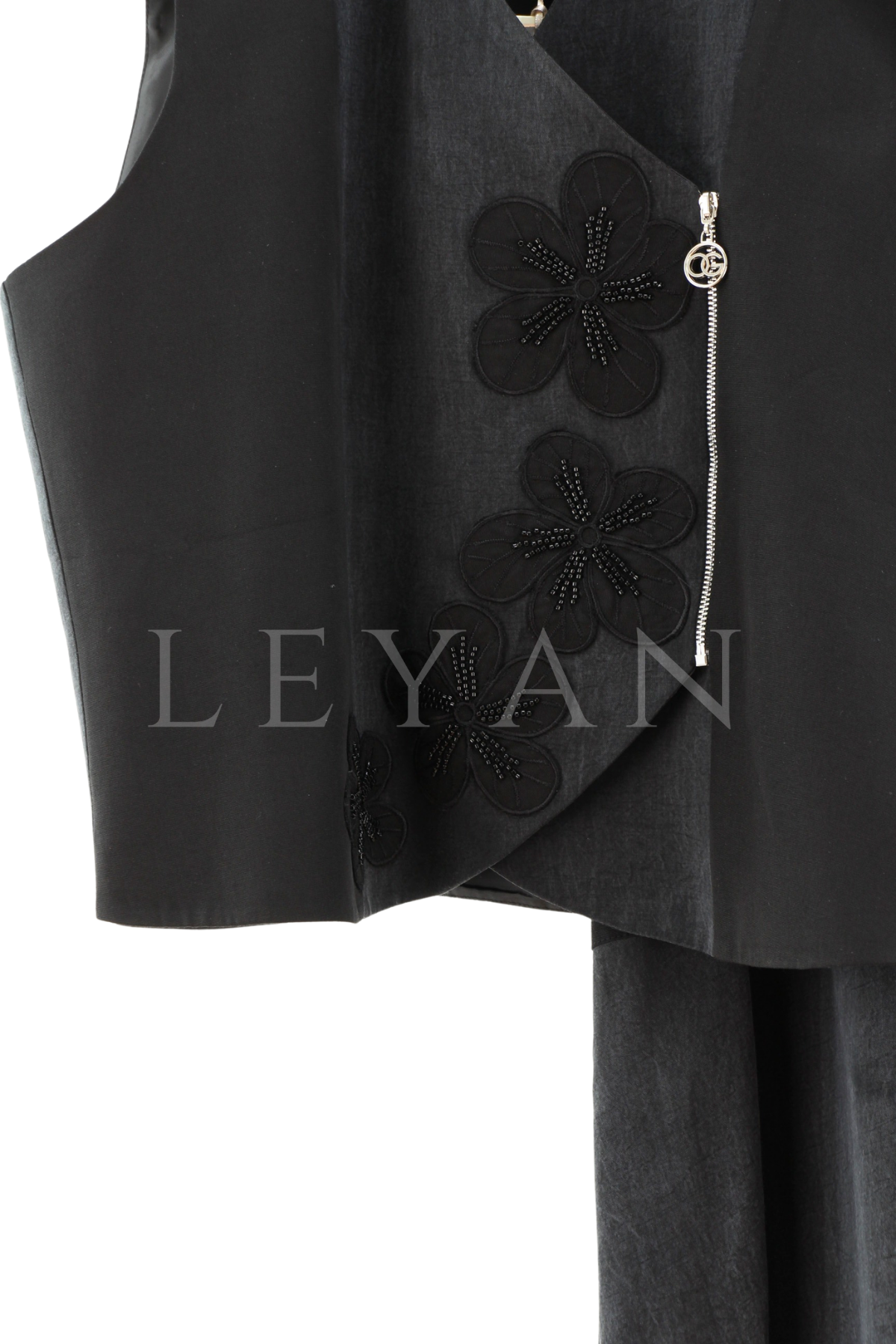 Orhan Store Yelekli Takım- LYN04398 Siyah