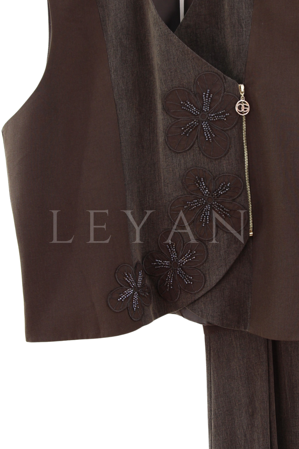 Orhan Store Yelekli Takım- LYN04398 Kahve