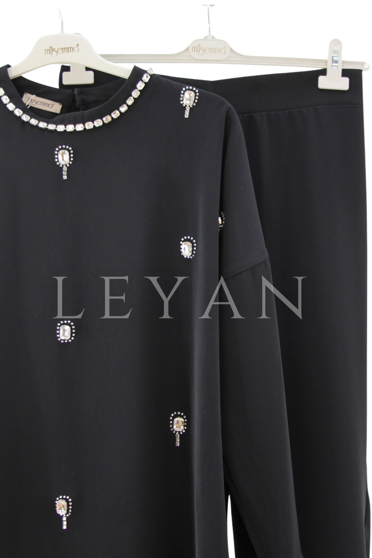 Müsemma Leylak Takım- LYN04422 Siyah