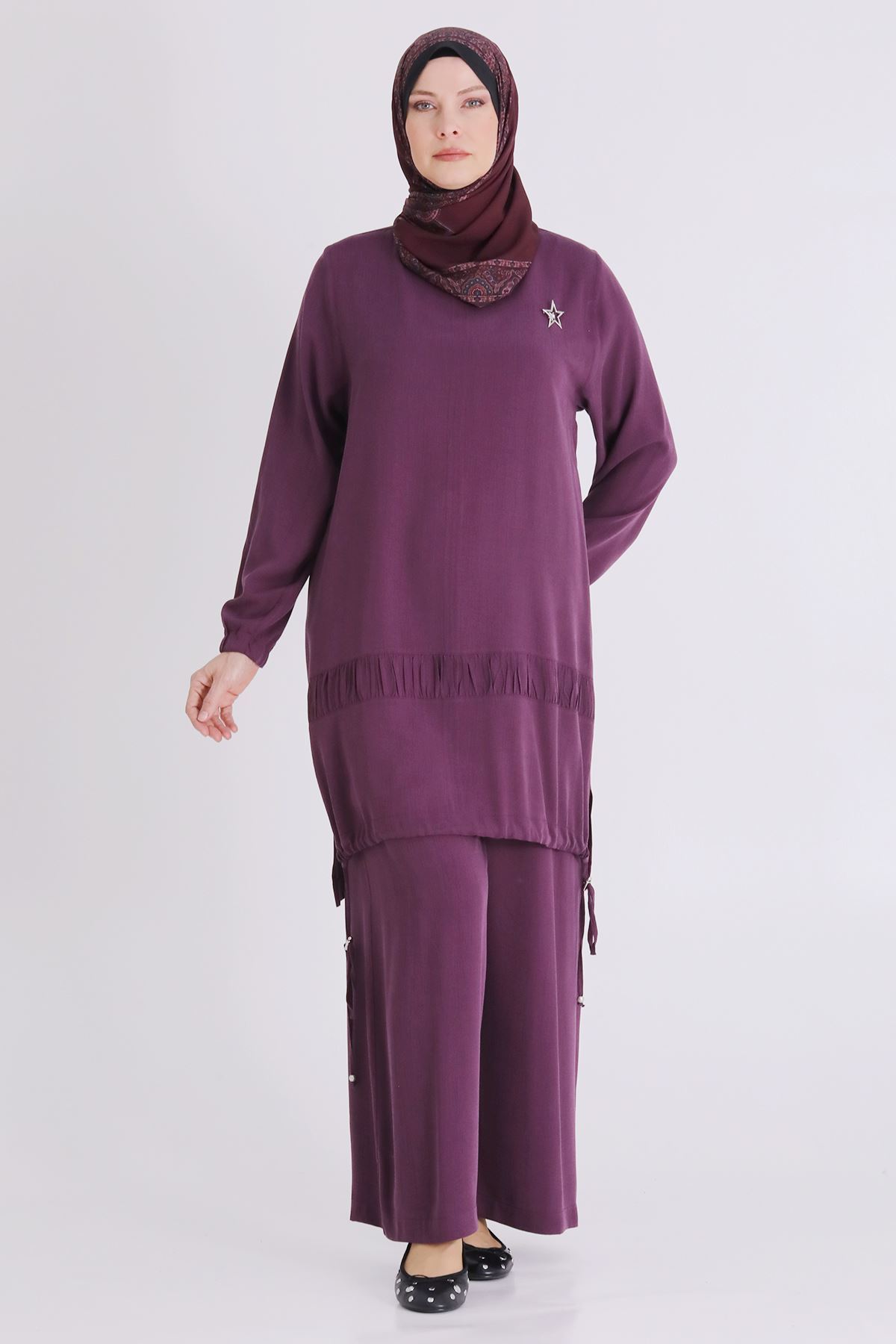 Behrem Büzgülü Takım- LYN04424 Vişne