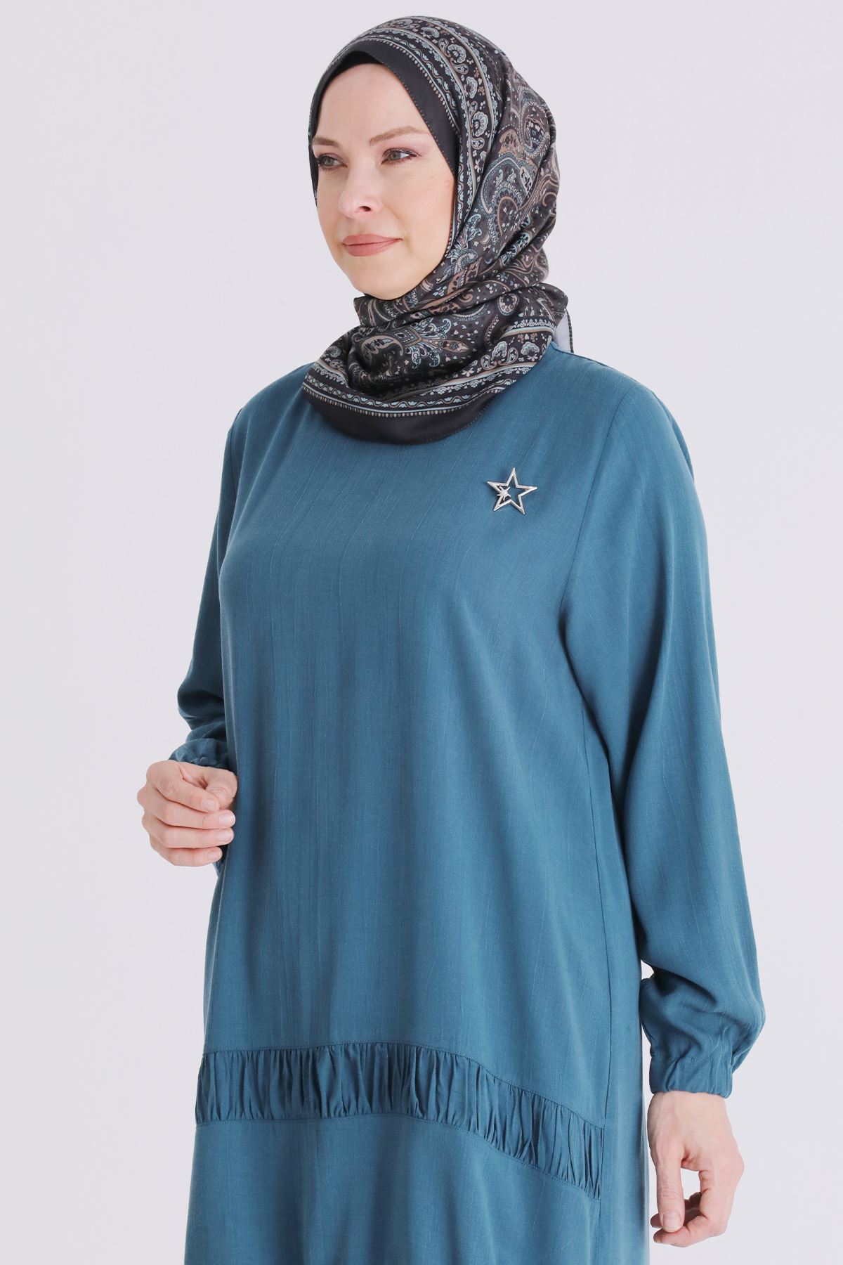 Behrem Büzgülü Takım- LYN04424 Petrol