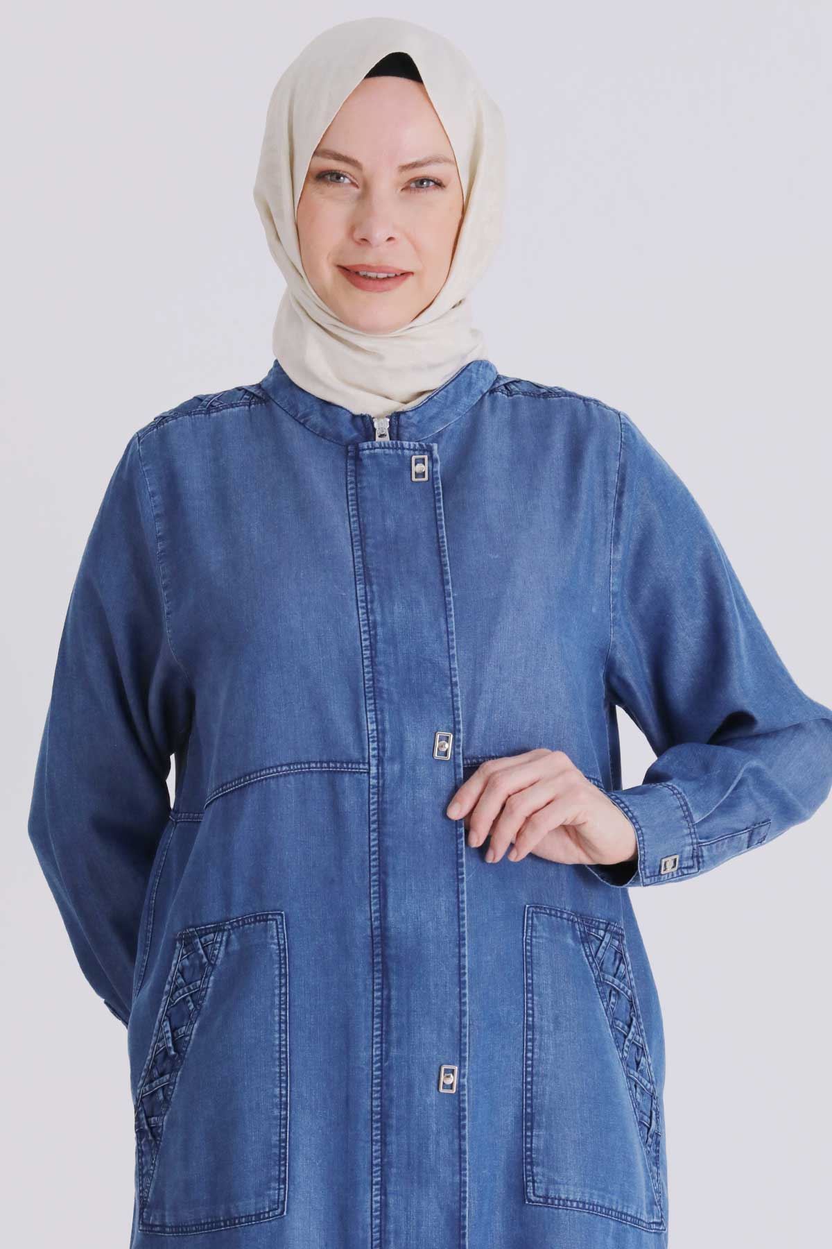 Behrem Kot Ferace- LYN04372 Koyu Mavi