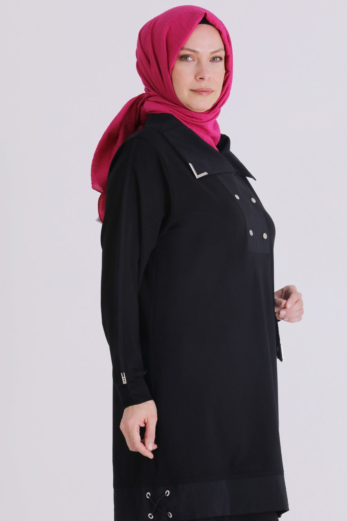 Behrem Paraşüt Detaylı Takım- LYN04371 Siyah