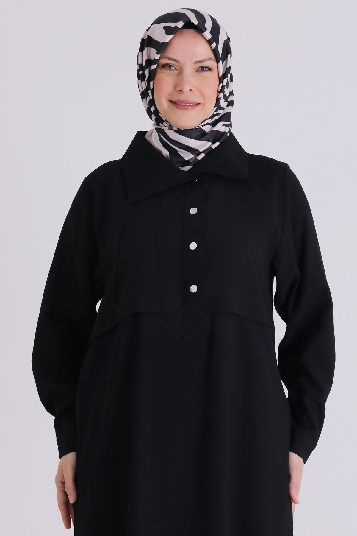 Behrem Nervür Detaylı Takım- LYN04436 Siyah