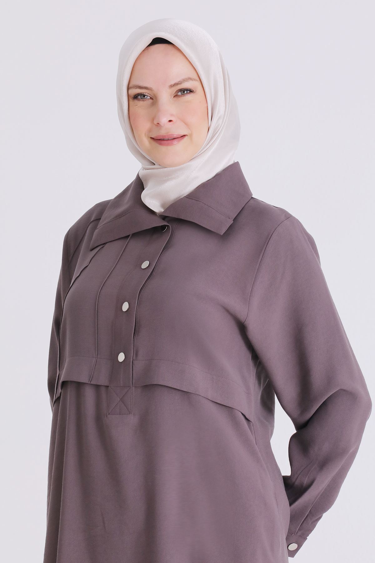 Behrem Nervür Detaylı Takım- LYN04436 Kakao