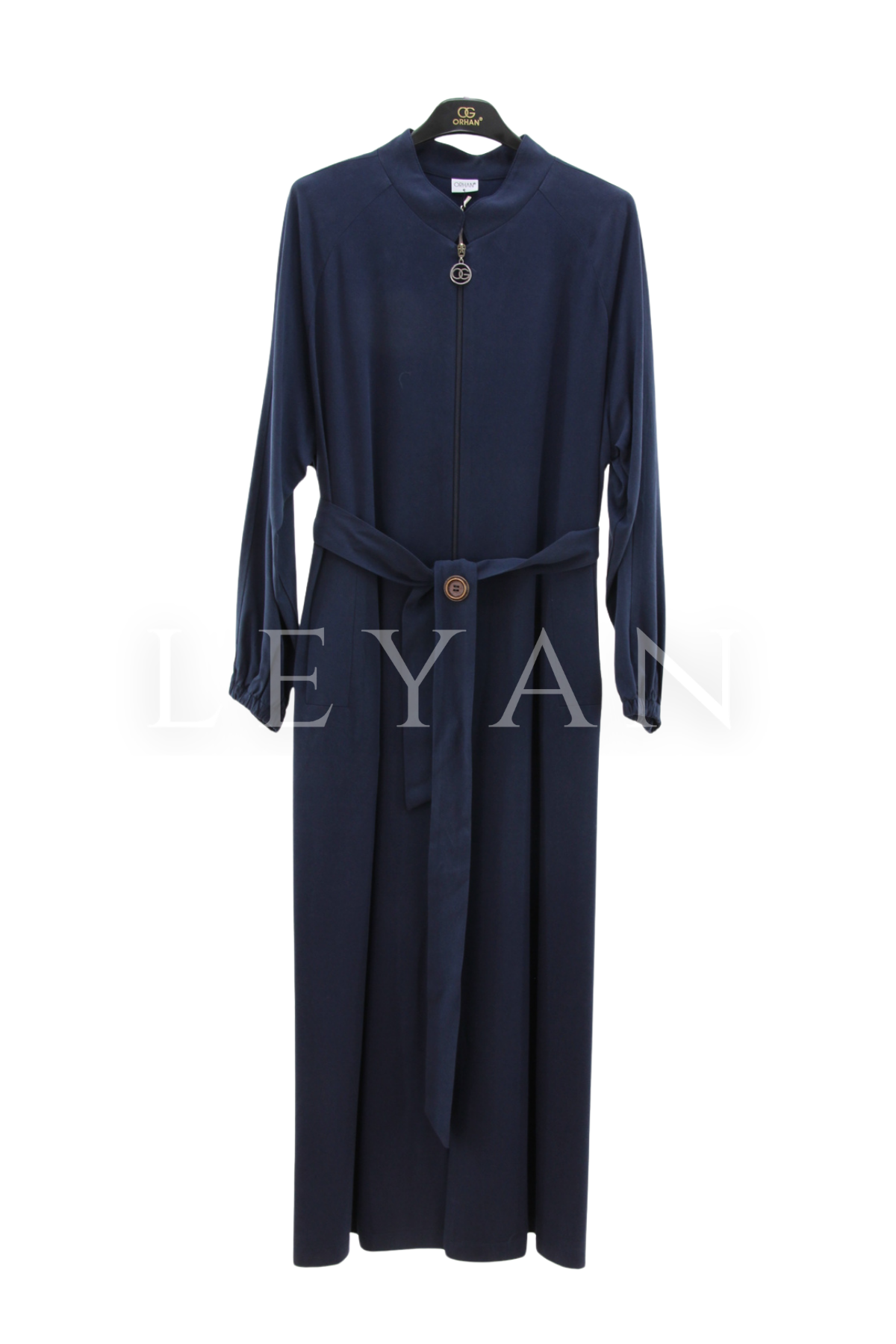 Orhan Store Düğme Detaylı Kap- LYN04442 Lacivert